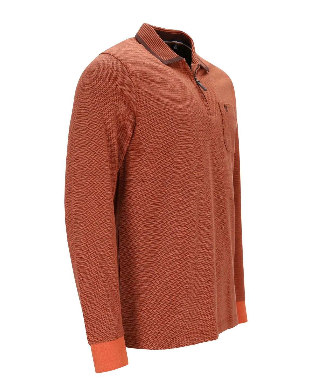 Hajo Poloshirt Poloshirt in Zick-Zack Jacquard - stay fresh-Qualität