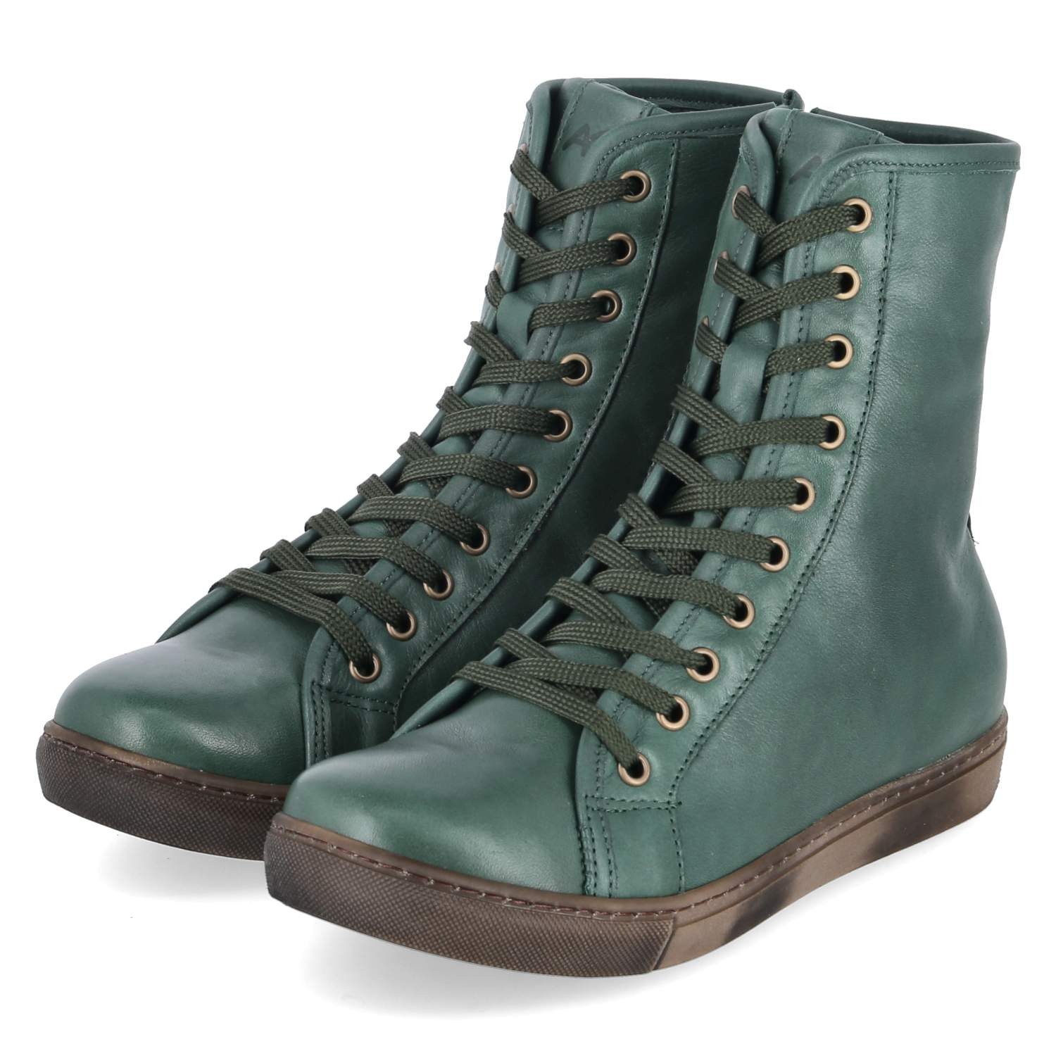 Andrea Conti Andrea Conti Winterboots 03428560-147 Damen Glattleder green Winterstiefel