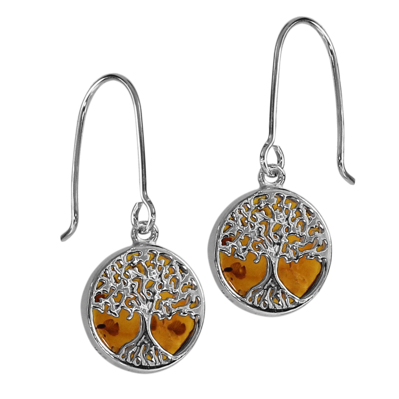 OSTSEE-SCHMUCK Paar Ohrhänger Ostsee-Schmuck Ohrhänger Lebensbaum 21 mm (2- günstig online kaufen