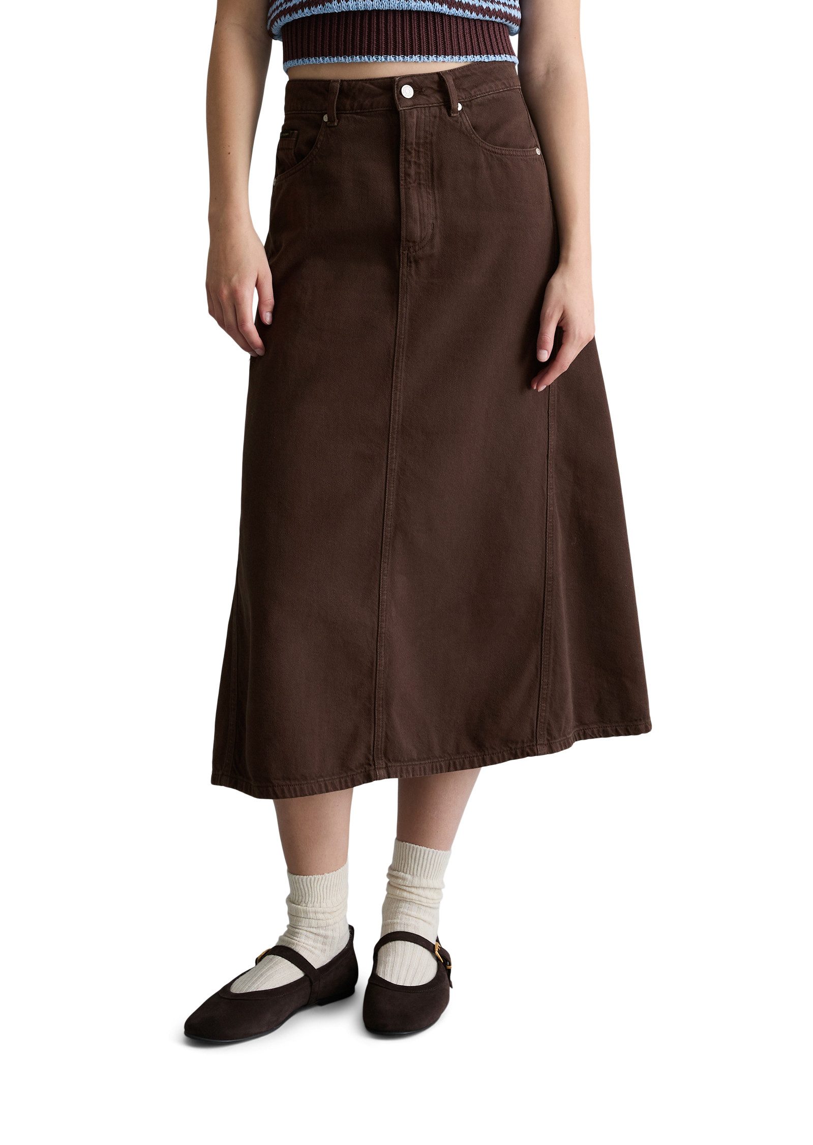 Marc O'Polo DENIM Jeansrock aus Organic-Cotton-Lyocell-Mix