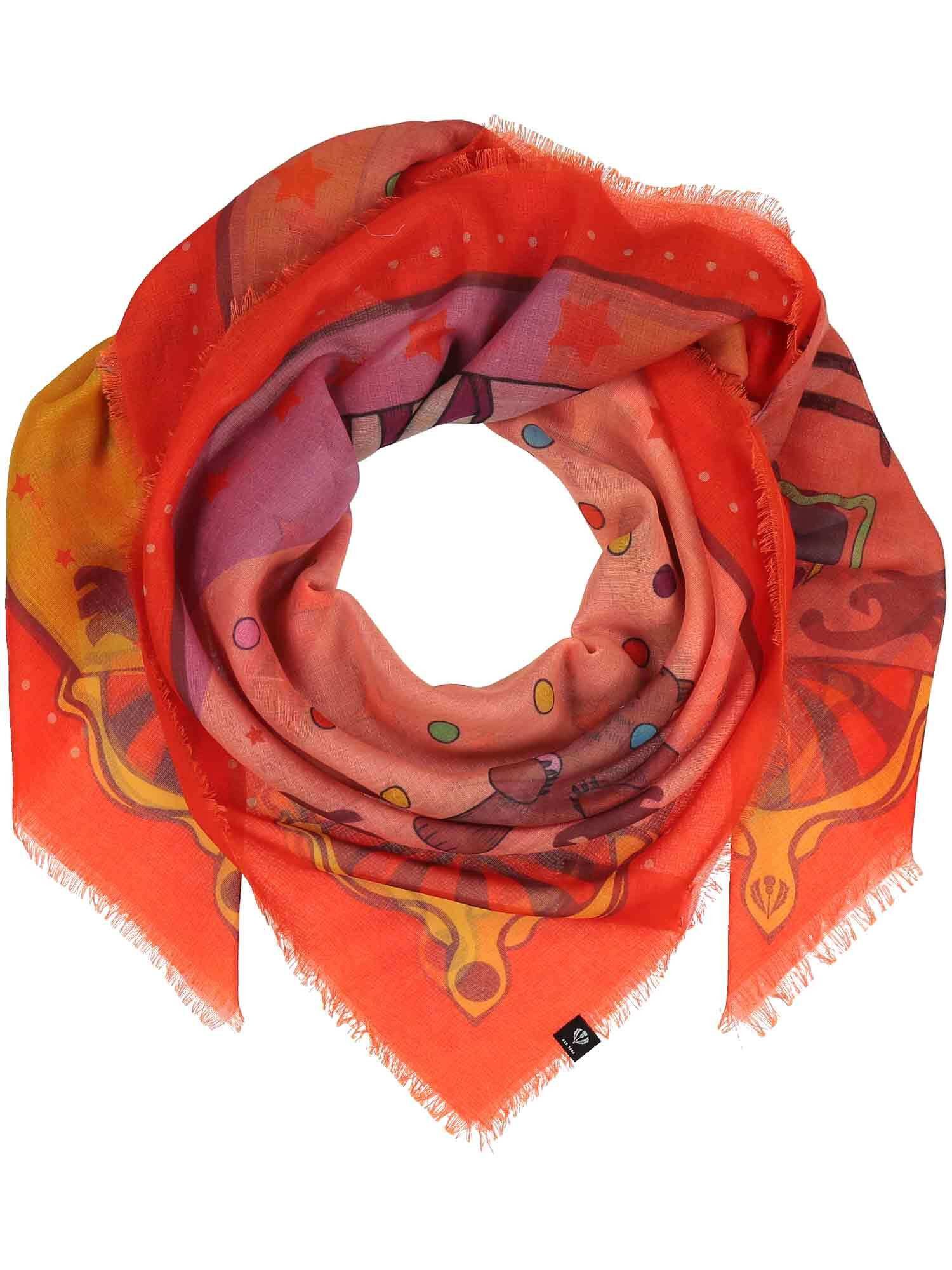 Fraas Modetuch Polyestertuch, (Schnittfranse)