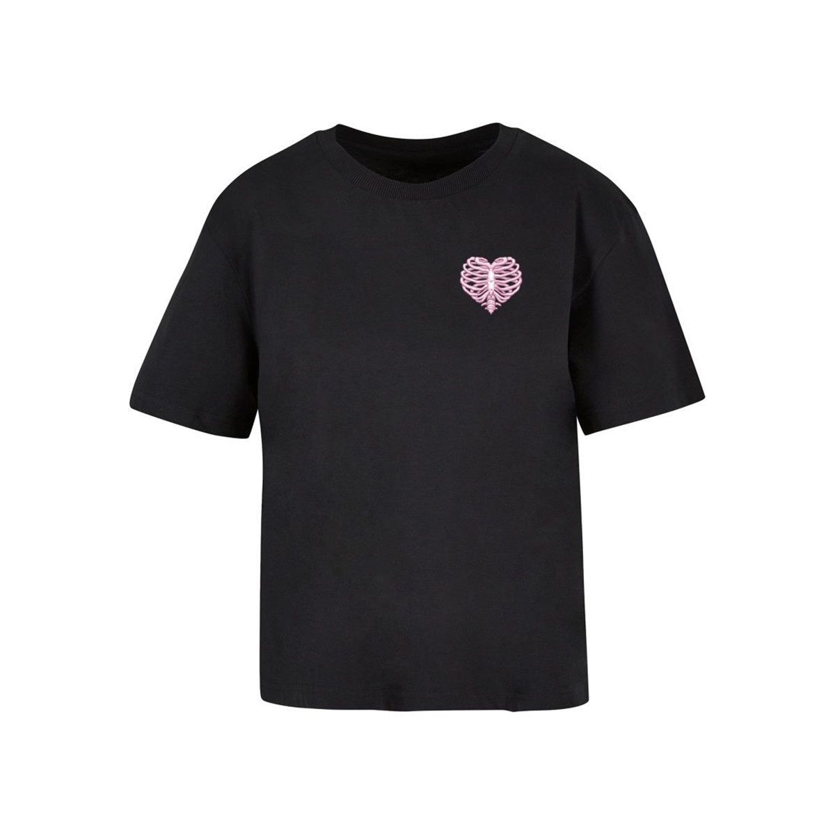 Mister Tee T-Shirt Heart Cage Rose M