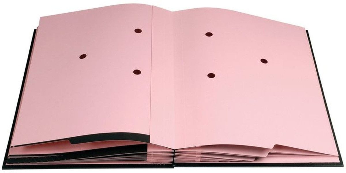 Organisationsmappe Unterschriftenmappe Direktion A4 12 Fächer schwarz (5 Stück)