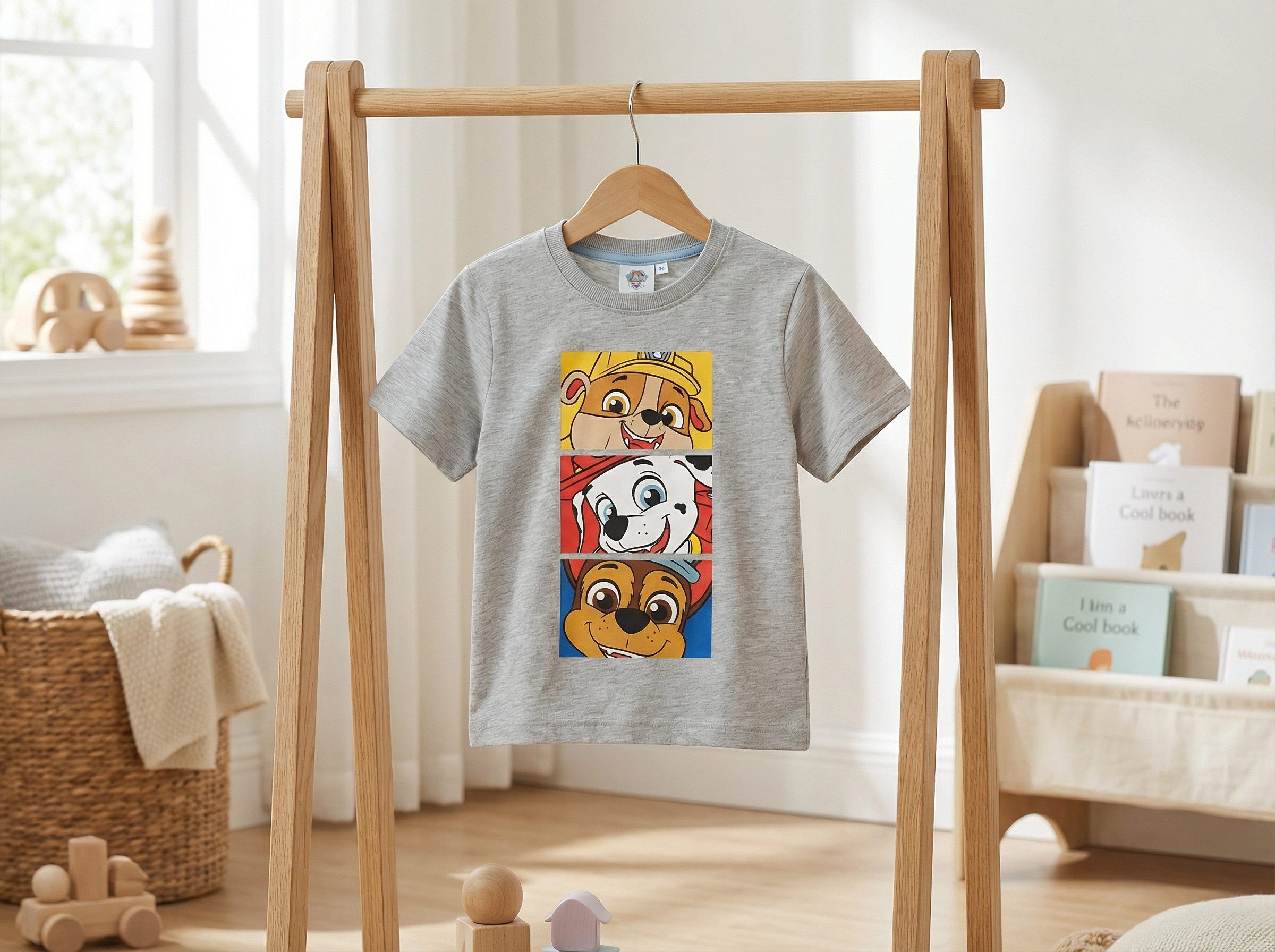 PAW PATROL Print-Shirt Paw Patrol Chase Marshall Kinder Jungen kurzarm T-Shirt Shirt Gr. 98 bis 128