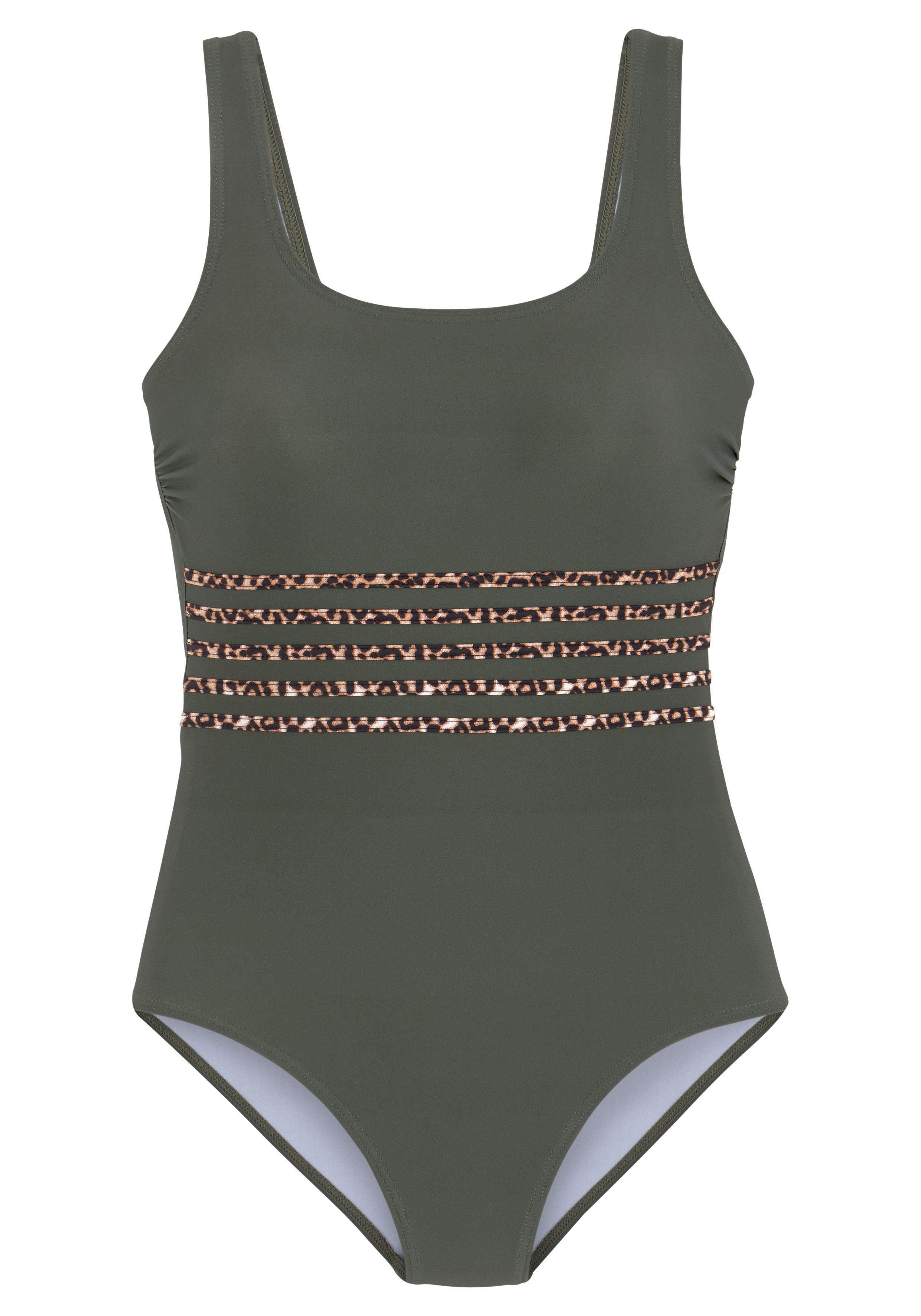 LASCANA Badeanzug Adelin mit Shaping-Effekt und bedruckten Details günstig online kaufen