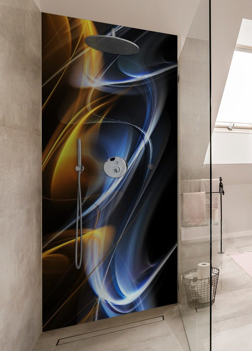 Wallario Duschrückwand Abstraktes Design, (1-tlg) günstig online kaufen