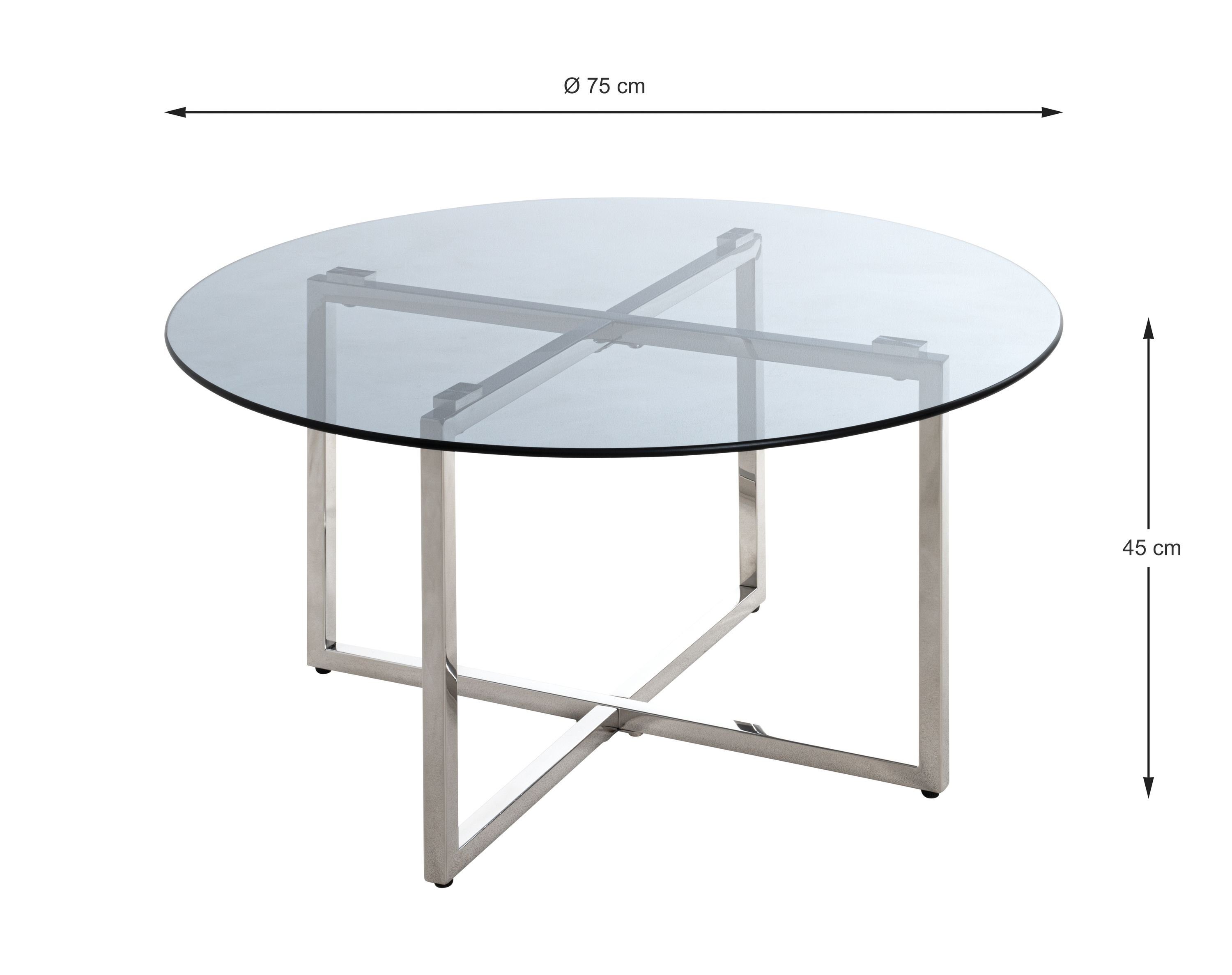 75x45 bunt cm (DH HAKU Kaffeetisch Beistelltisch cm) Beistelltisch, Beistelltisch HAKU 75x45 Möbel DH