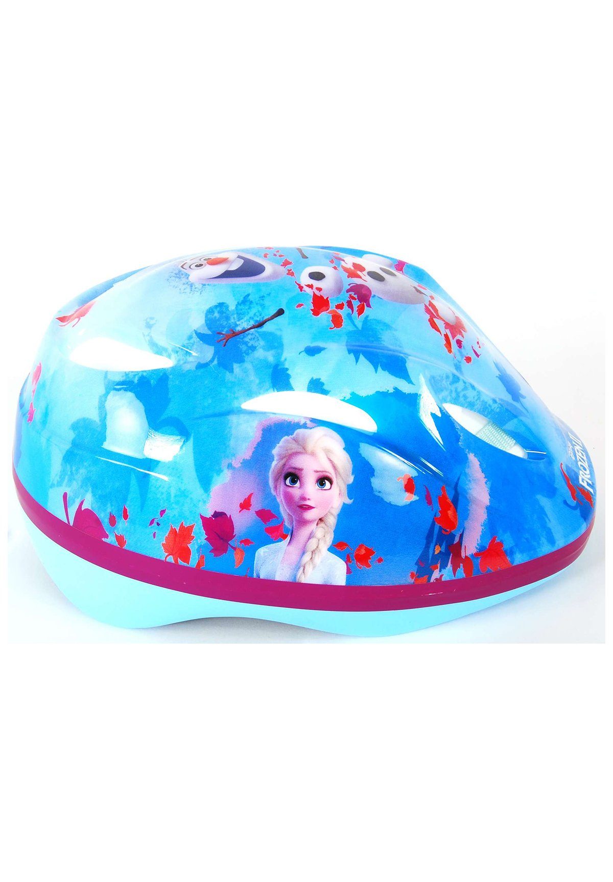 Disney Frozen Kinderfahrradhelm Deluxe Eiskönigin Anna & Elsa Olaf, Gr. 52-56 cm TÜV/GS