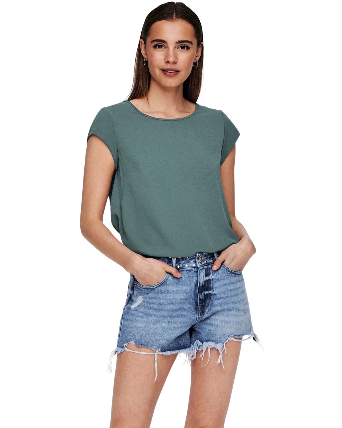 ONLY Shirtbluse (2er Pack) Basic Shirt günstig online kaufen