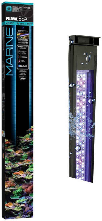 FLUVAL LED Aquariumleuchte FS Marine 3.0 LED, Bluetooth, Ein-/Ausschalter, Farbsteuerung, LED fest integriert, 122-153 cm