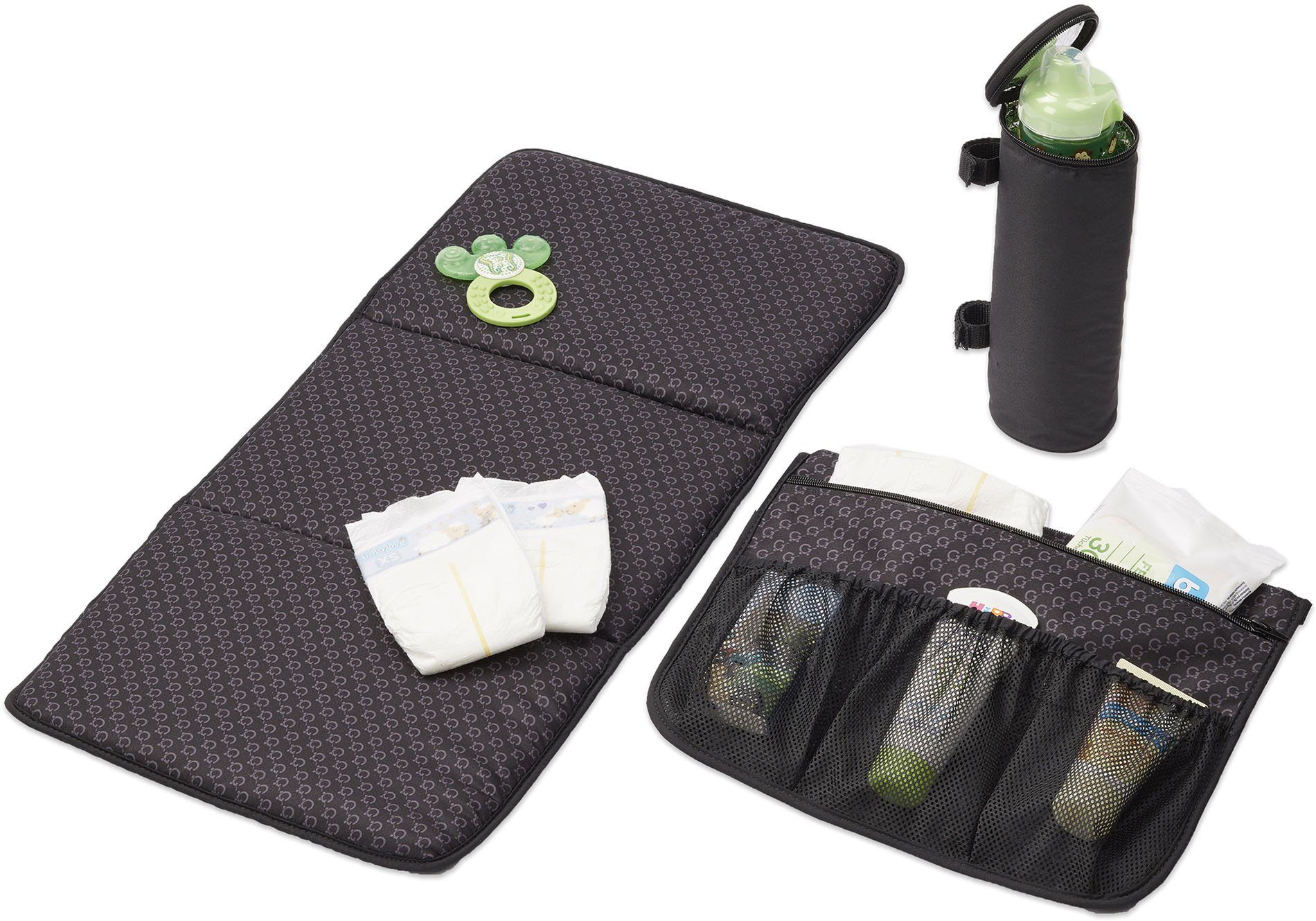 Gesslein Wickeltasche N°4, schwarz, mit Wickelauflage günstig online kaufen