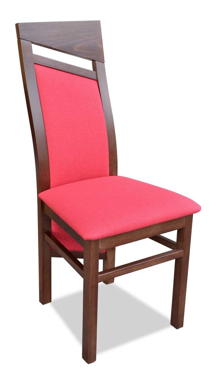 JVmoebel Stuhl Braun Stuhl Polsterstuhl Modern Sitzmöbel Ess Zimmer Polster (1 St) Braun/Rot