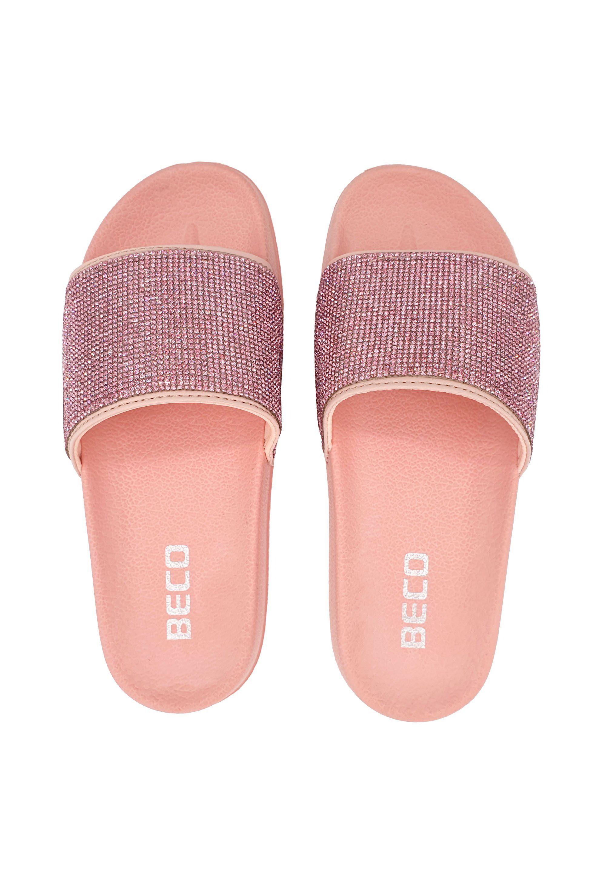 Beco Beermann LADY STRASS Badeschuh mit strassbesetzter Bandage – Bild 5 von 5