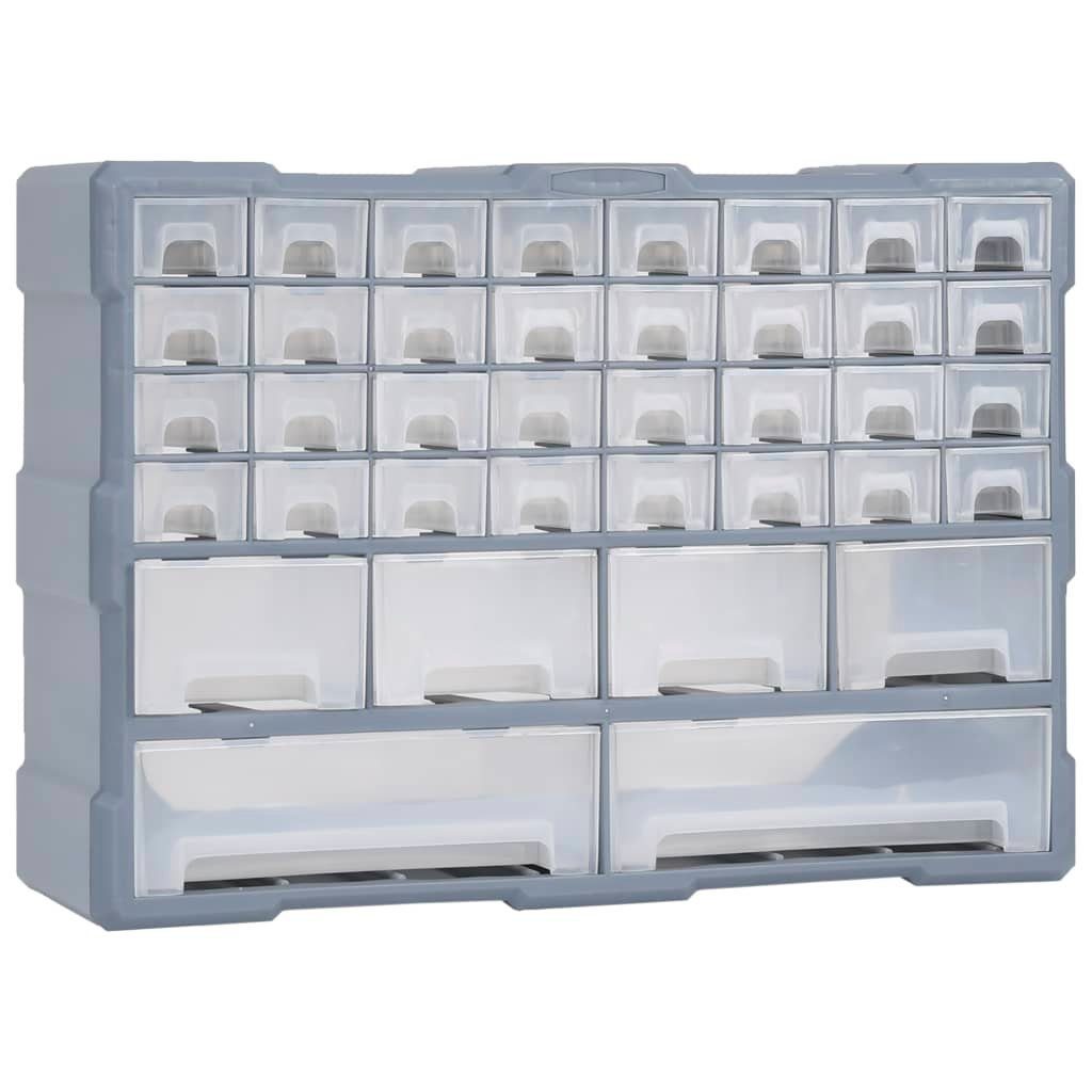 vidaXL Werkzeugbox Multi-Schubladen-Organizer mit 40 Schubladen 52x16x37,5 cm (1 St)