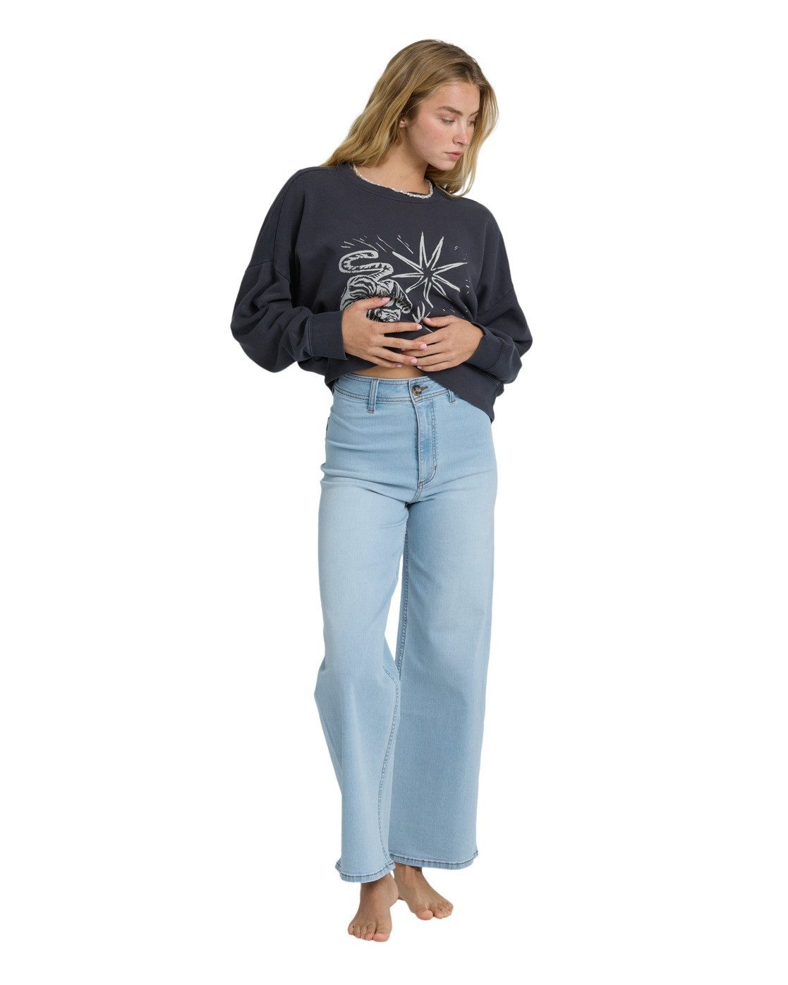 Billabong Weite Jeans Free Fall Indigo günstig online kaufen