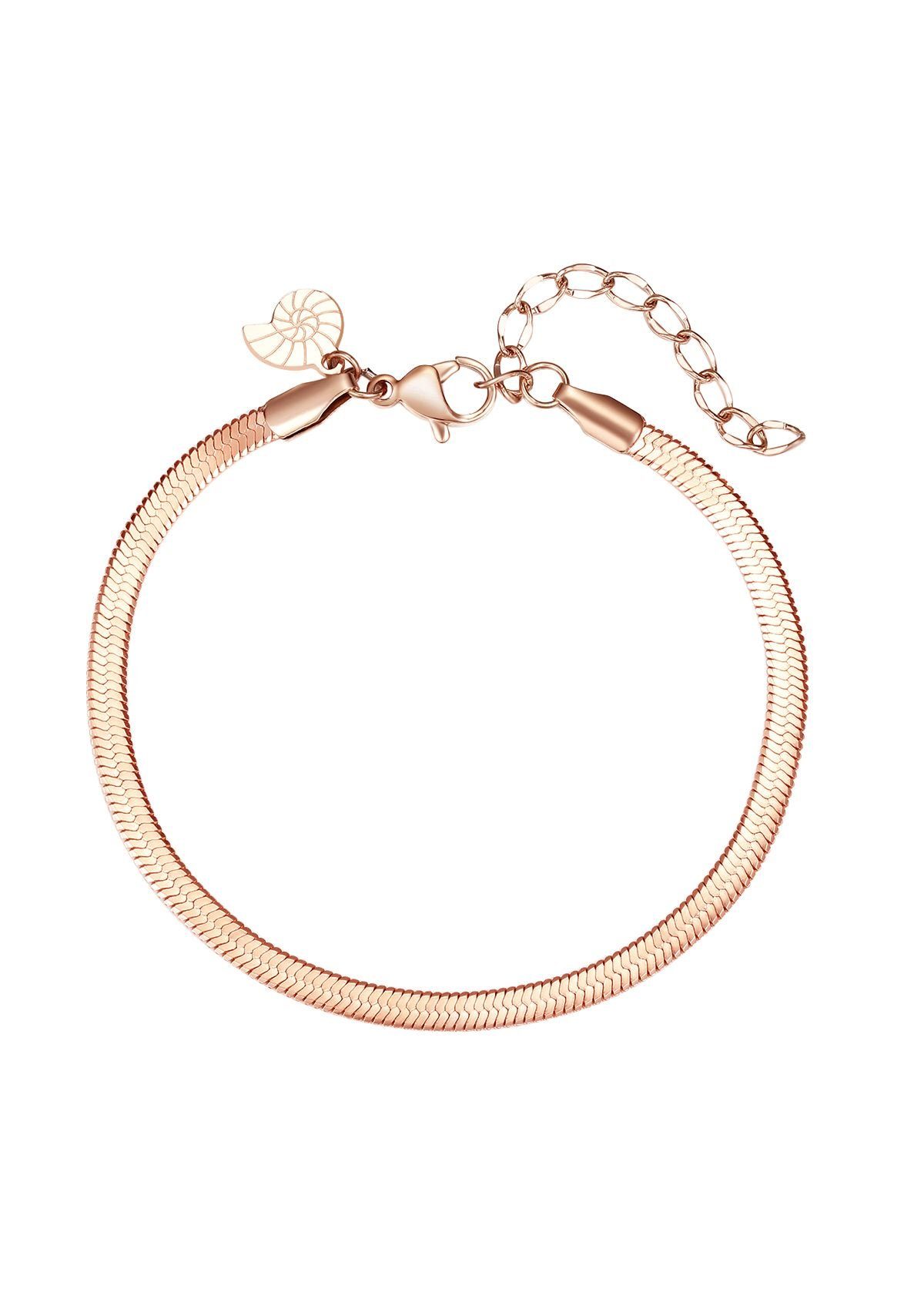 Hey Happiness Edelstahlarmband Snake, klassisches Schlangenkettchen, Vergol günstig online kaufen