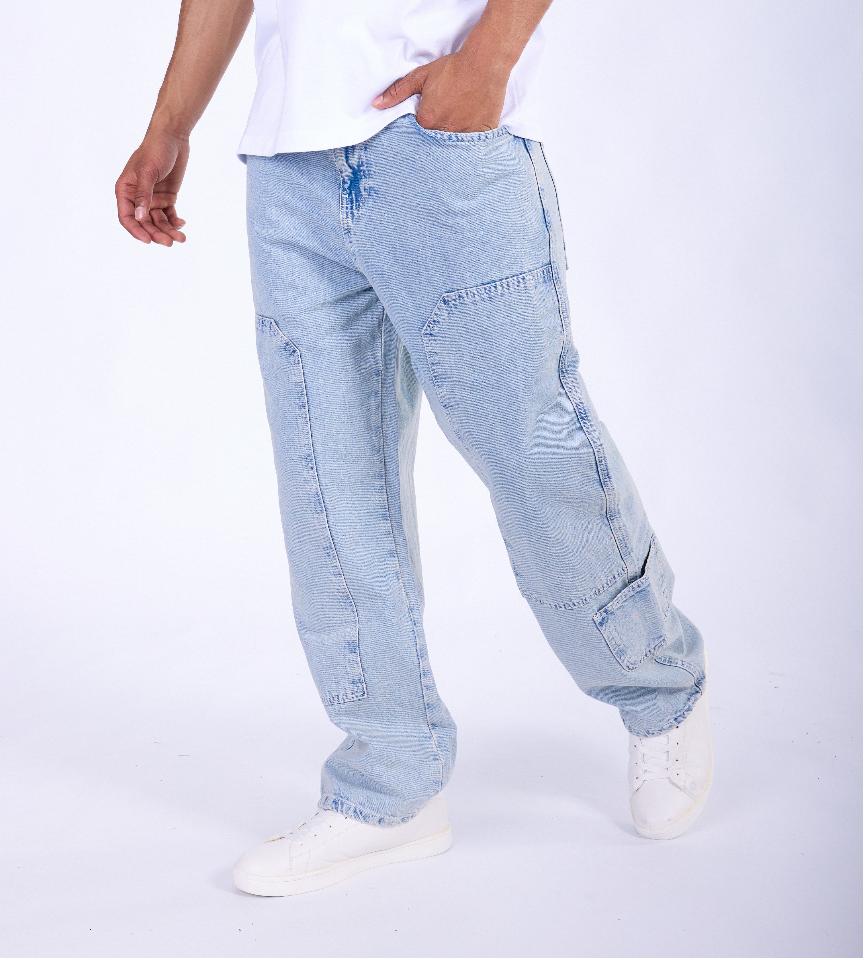 Denim House Loose-fit-Jeans Lässige Herren Loose-Fit günstig online kaufen