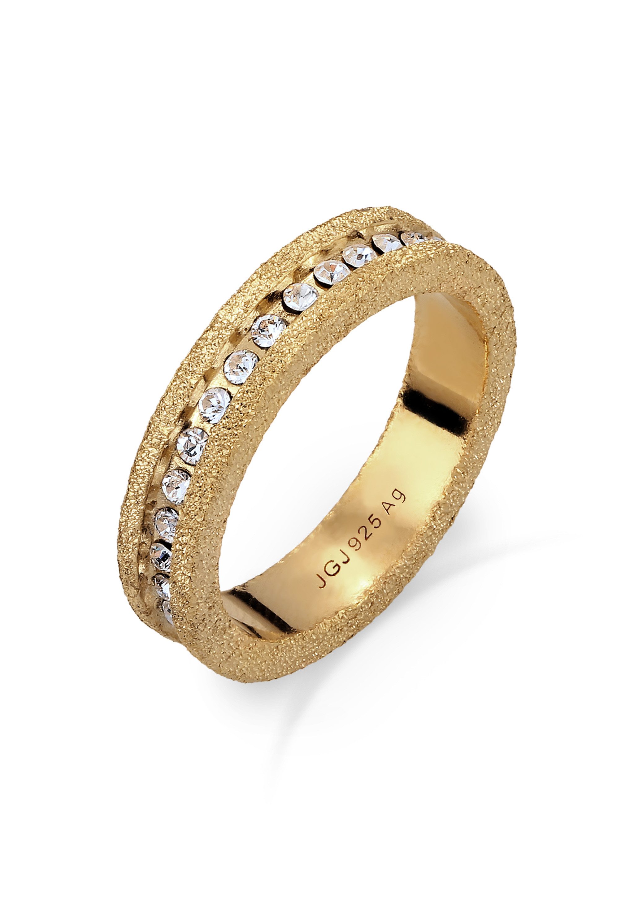 Elli Fingerring mit Kristallen von Swarovski® 925 Sterling Silber Stardust