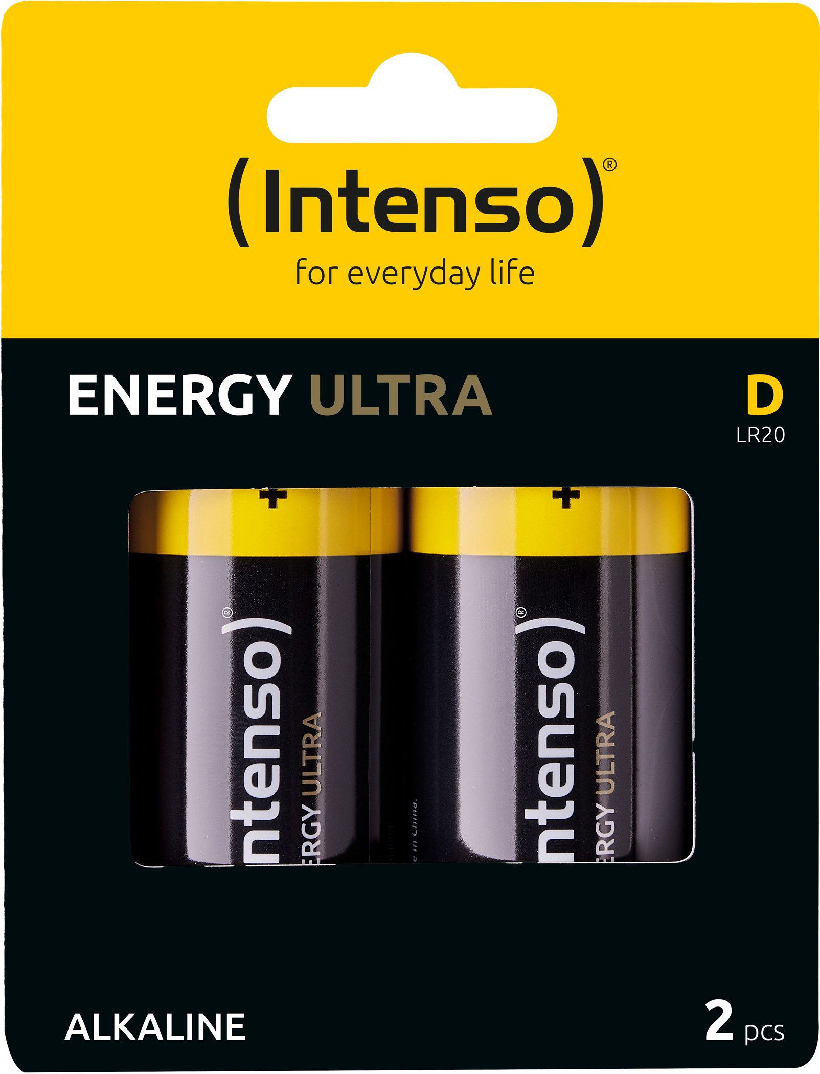 Intenso 2 Intenso Energy Ultra D / Mono Alkaline Batterien im 2er Blister Batterie