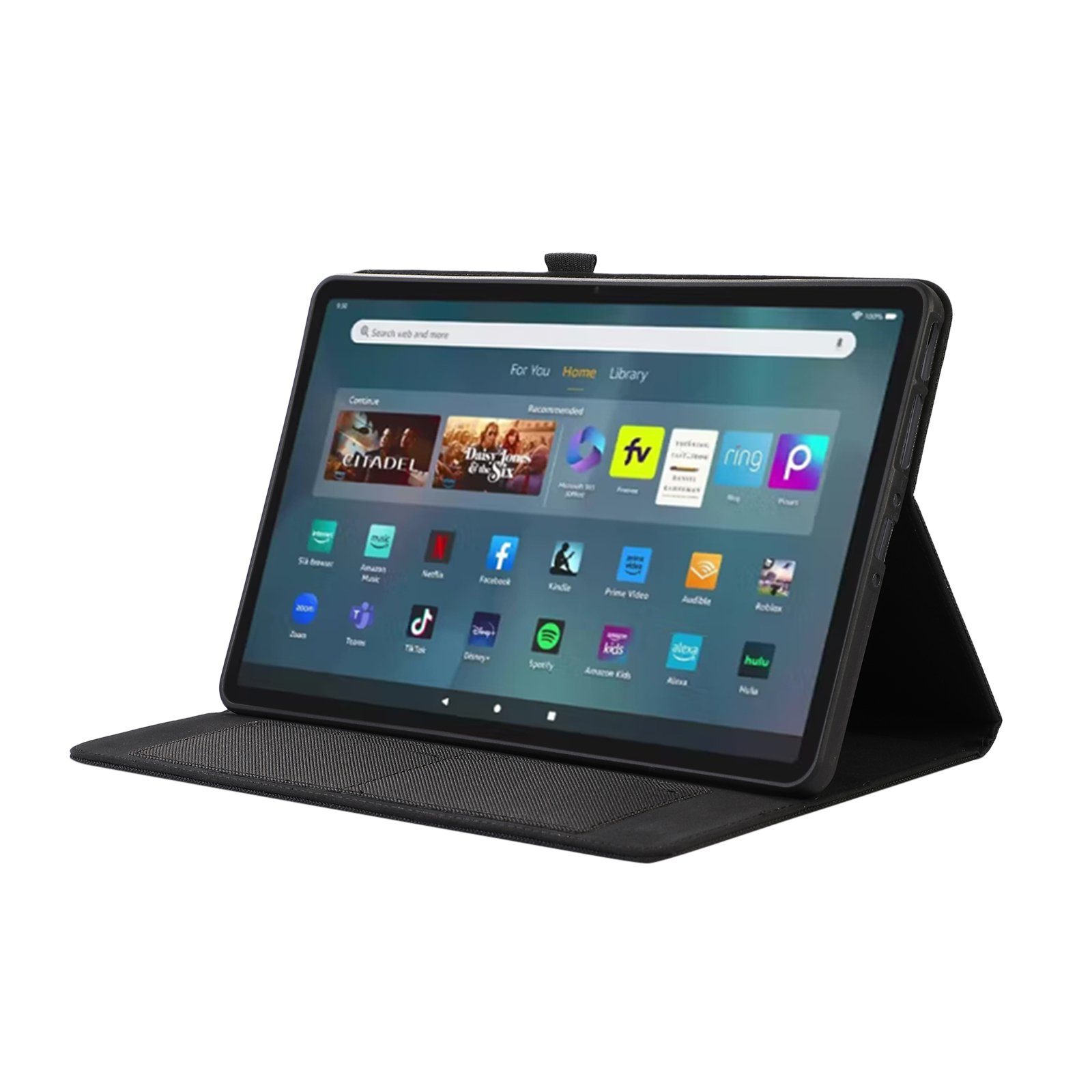 Lobwerk Tablet-Hülle Schutzhülle für Amazon Fire Max 11 2023 11 Zoll 13. Generation, Wake & Sleep Funktion, Sturzdämpfung, Aufstellfunktion