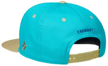 Cadency Snapback Cap Diver Basecap mit geradem Schirm, Einheitsgröße, Unisex, Türkis