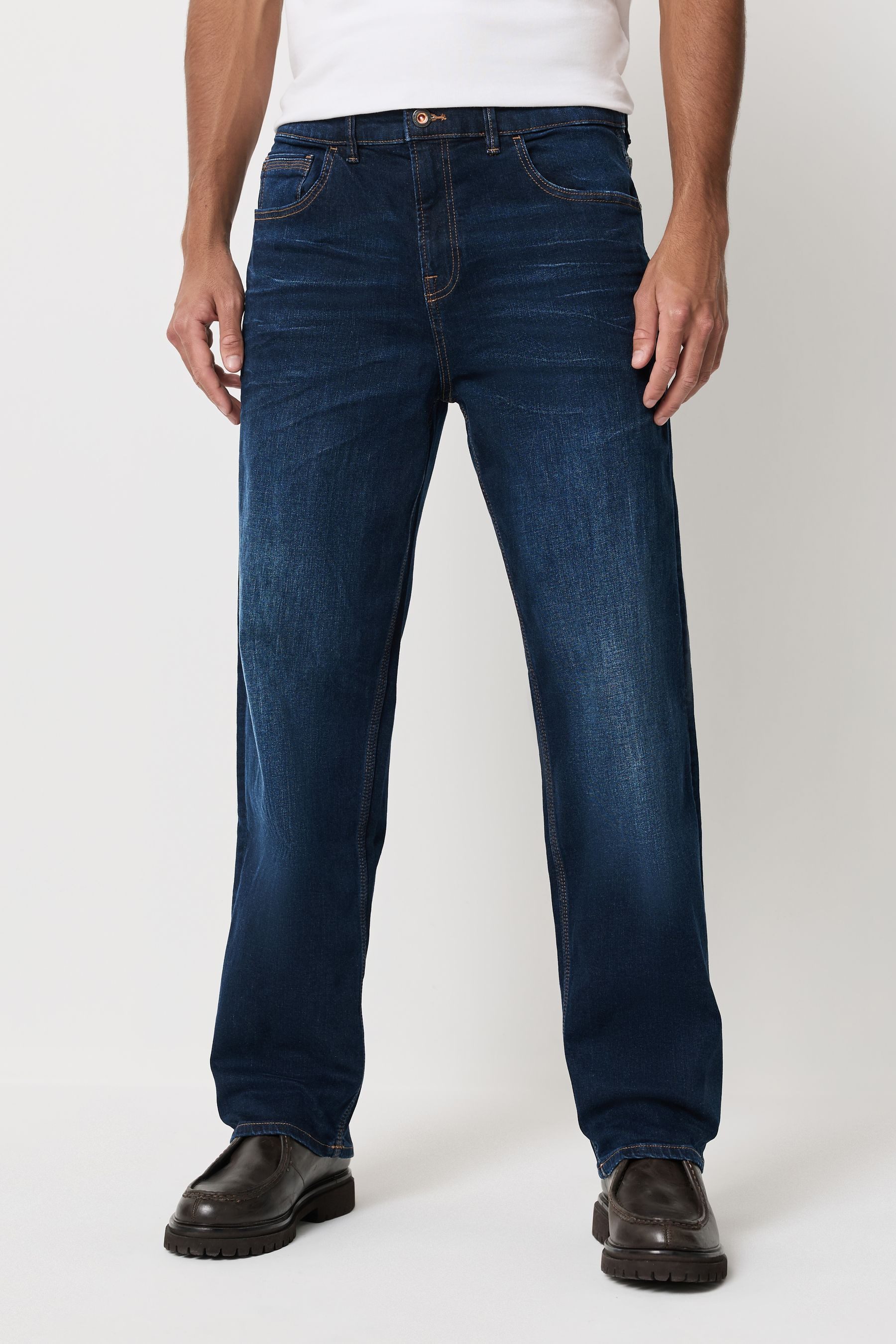 Next Relax-fit-Jeans Authentische Relaxed Fit Denim-Jeans mit Stretch (1-tlg)