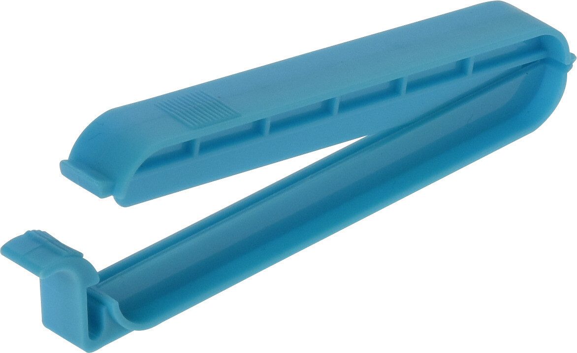 Koopman Verschlussklammer Clips Beutelclips Kunststoff 24er Set (24-tlg), 10cm lang, 6x Grün, 6x Rot, 6x Weiß, 6x Blau