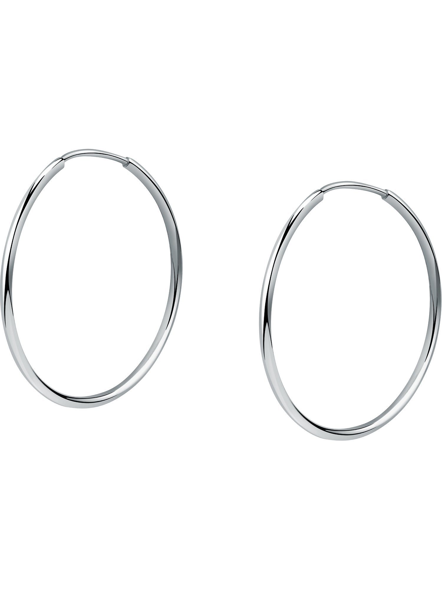 CHRIST Paar Creolen CHRIST Damen-Creolen 585er Weißgold (Paar) günstig online kaufen