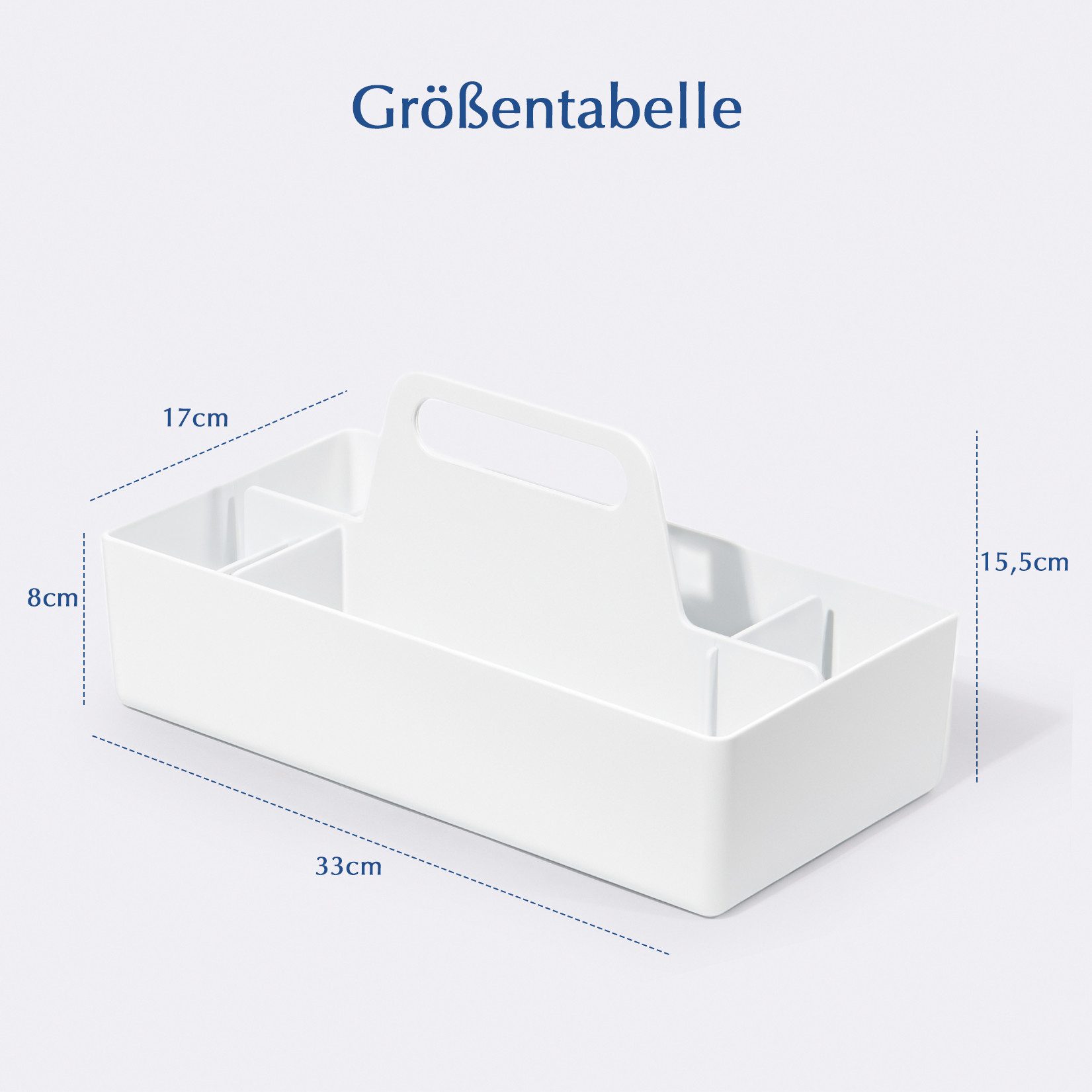 Zedelmaier Aufbewahrungskorb Korb Organizer mit Griff, günstig online kaufen