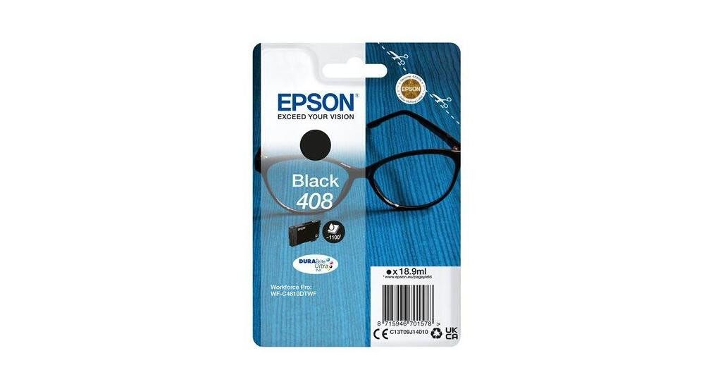 Epson Epson 408 Druckerpatrone schwarz Tintenpatrone