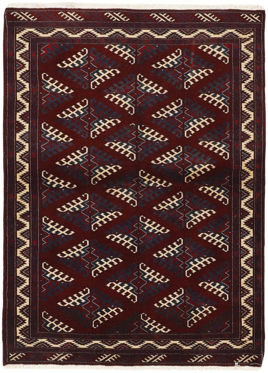 Orientteppich Turkaman 118x161 Handgeknüpfter Orientteppich / Perserteppich, Nain Trading, rechteckig, Höhe: 6 mm