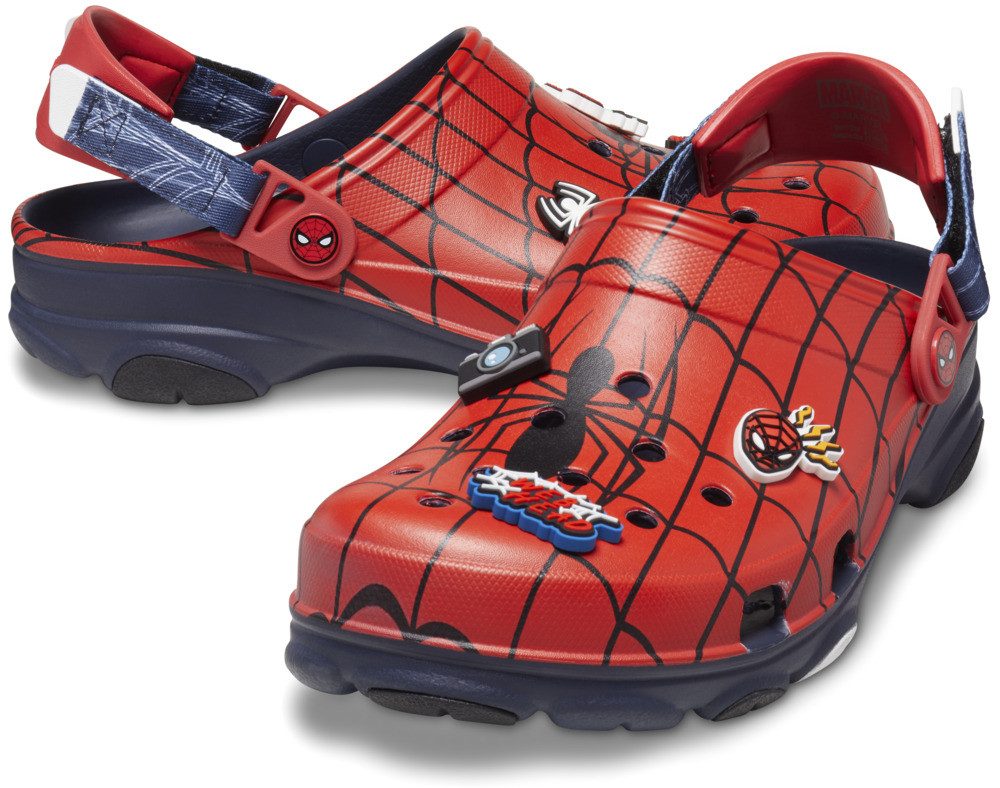 Crocs Spider Man All Terrain Clog K Clog Sommerschuh, Sandale, Kinderschuh mit Spider-Man Motiv