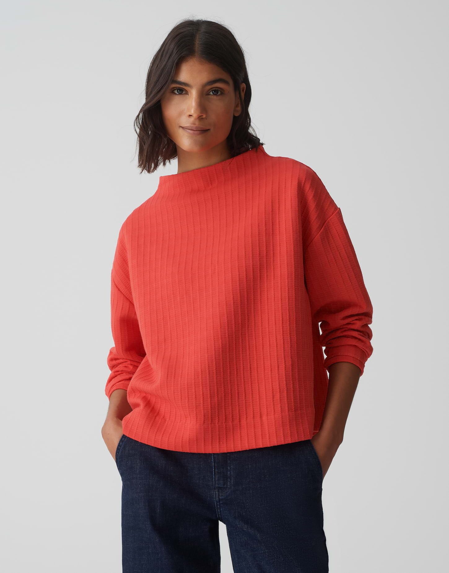 Sweater Sweater GYNAMI Regular mit Struktur