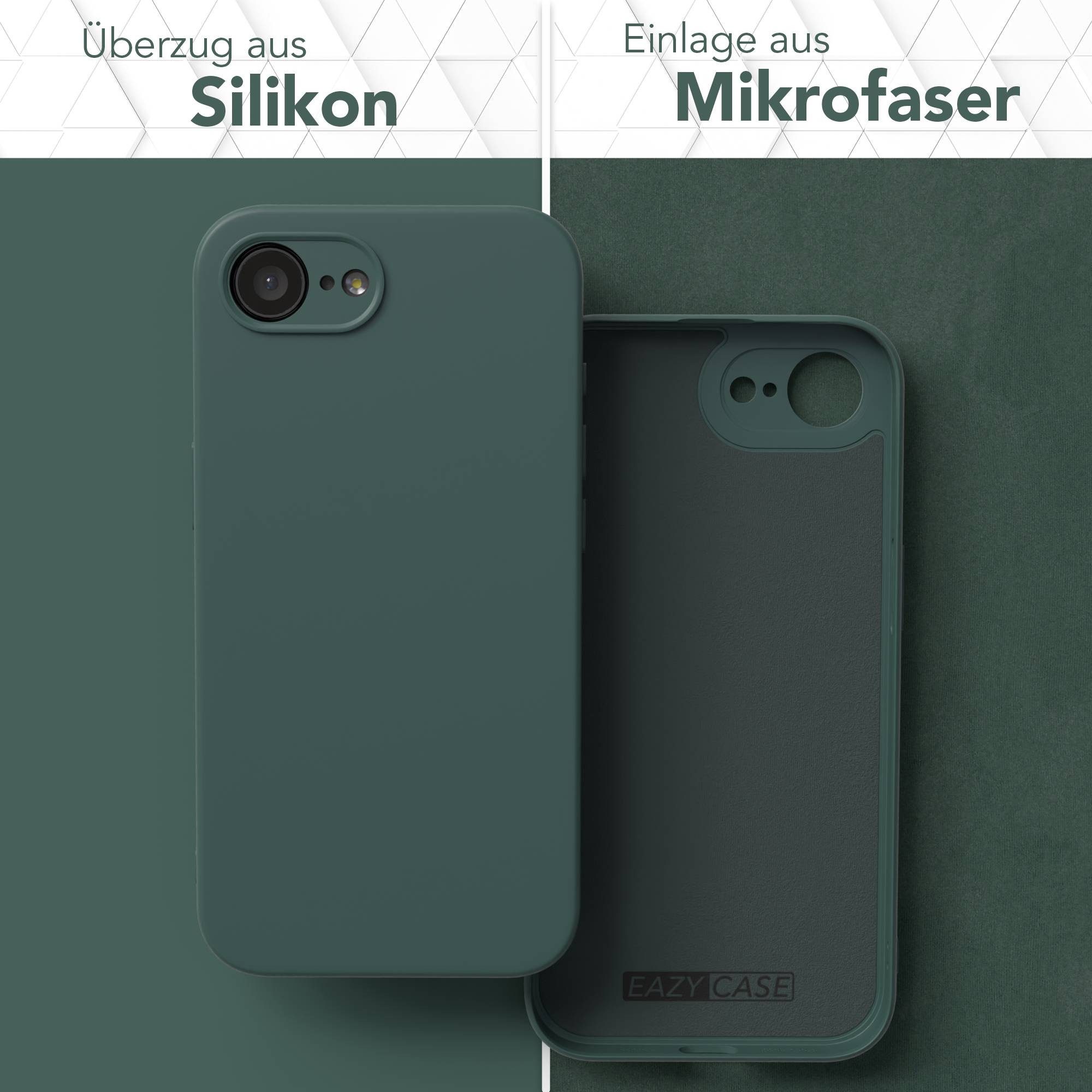 EAZY CASE Handyhülle TPU Hülle für Apple iPhone 17e 6,1 Zoll, Silikon Schutzhülle mit Kameraschutz kratzfestes Bumper Nachtgrün – Bild 3 von 5