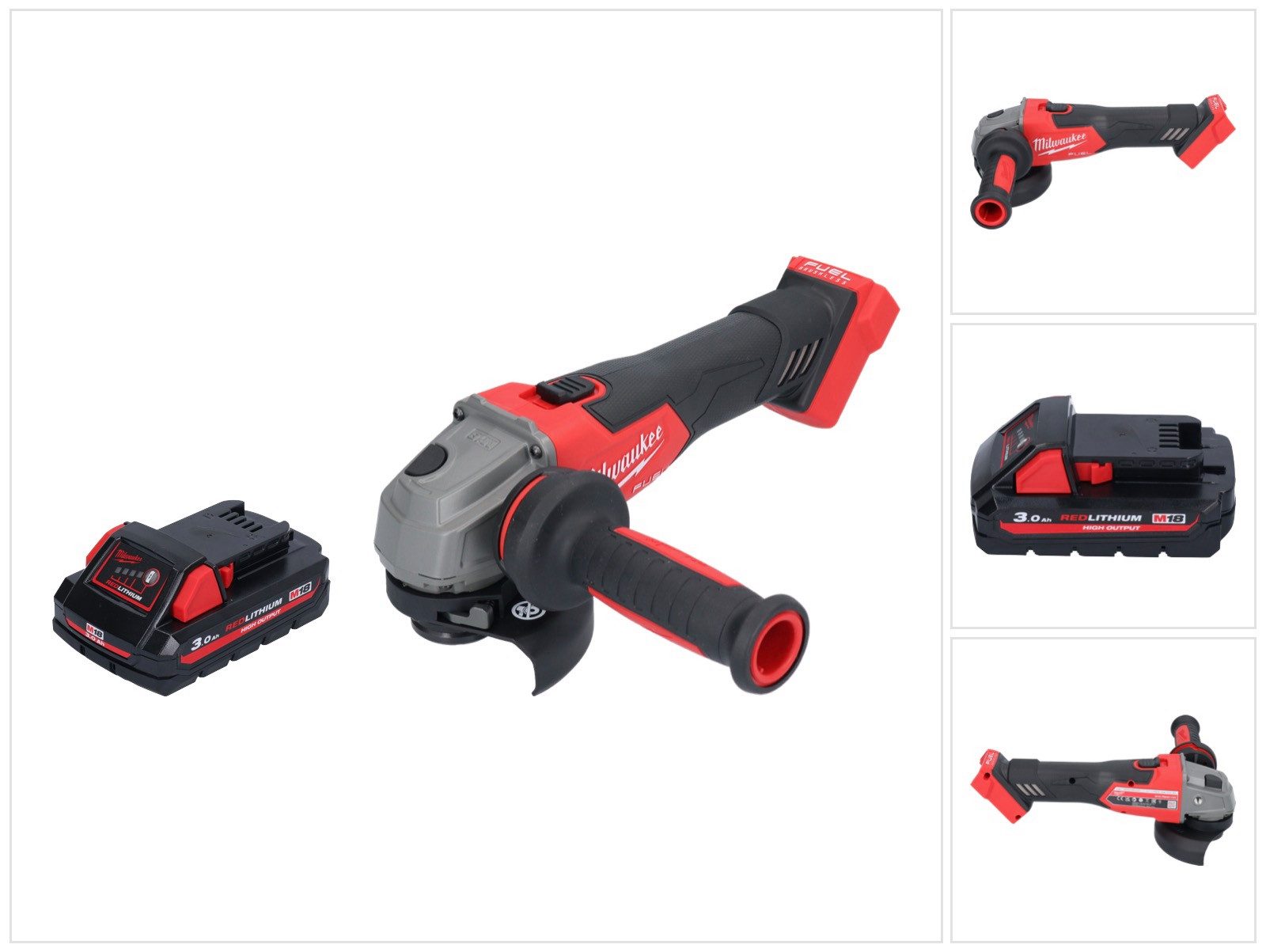 Milwaukee Угловая шлифовальная машина M18 FSAG115X-301 Akku Угловая шлифовальная машина 18 V 115 mm Brushless + 1x Akku