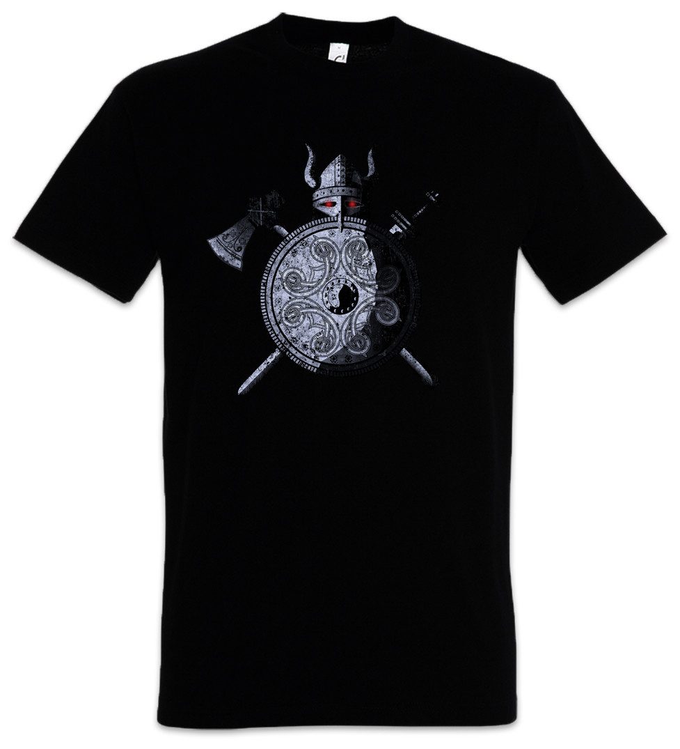 Urban Backwoods Print-Shirt Viking Warrior Herren T-Shirt Wikinger Sword Sh günstig online kaufen