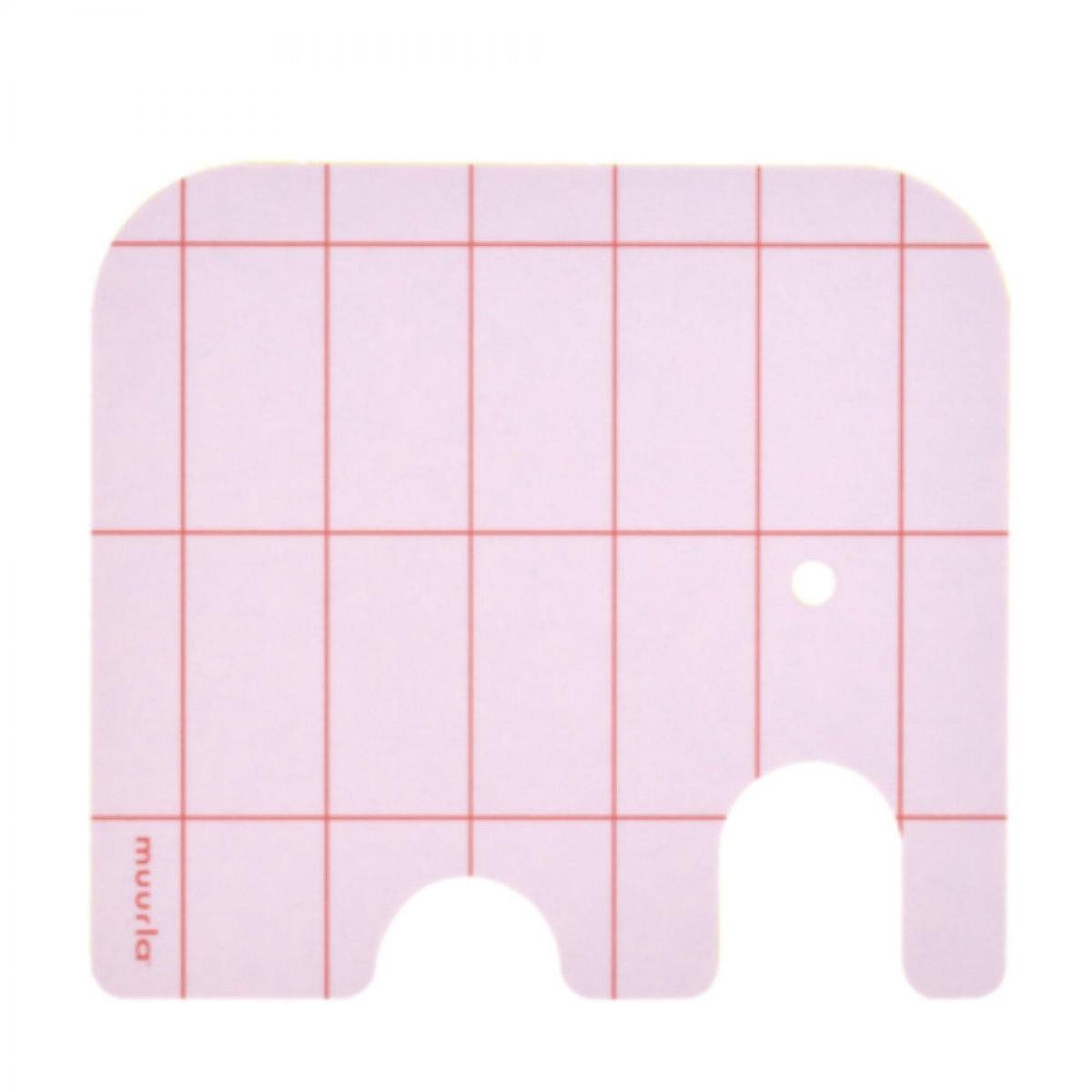 Muurla Getränkeuntersetzer Glasuntersetzer Elephant Pink (11x10cm)