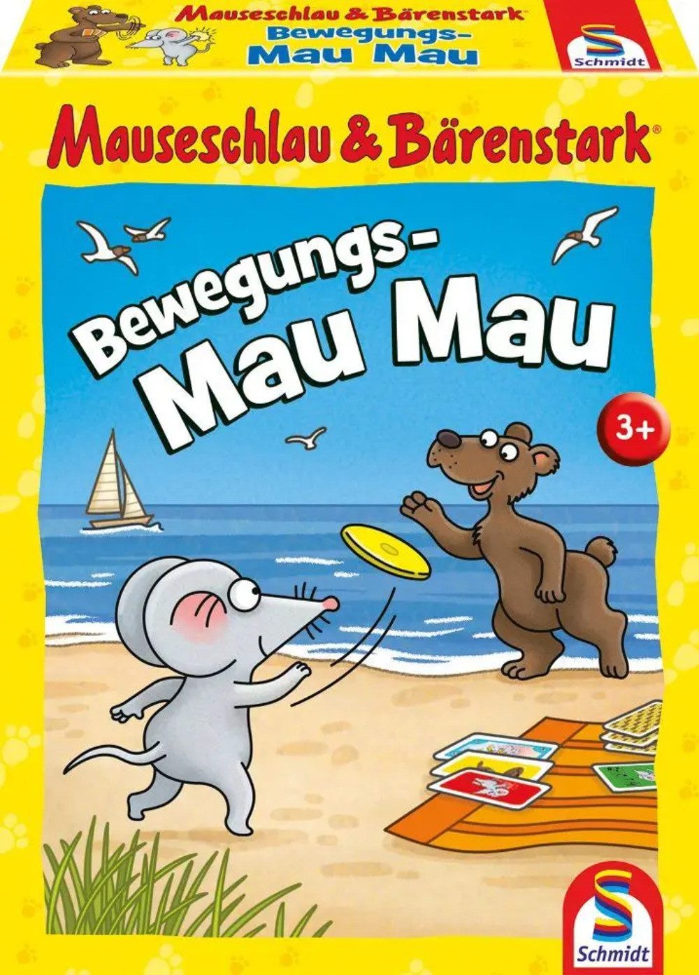 Schmidt Spiele Spiel Mauseschlau & Bärenstark, Bewegungs-Mau Mau