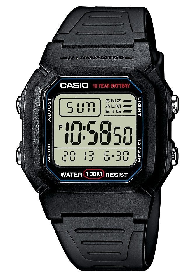 CASIO TIMELESS COLLECTION Chronograph W-800H-1AVES, Quarzuhr, Armbanduhr, H günstig online kaufen