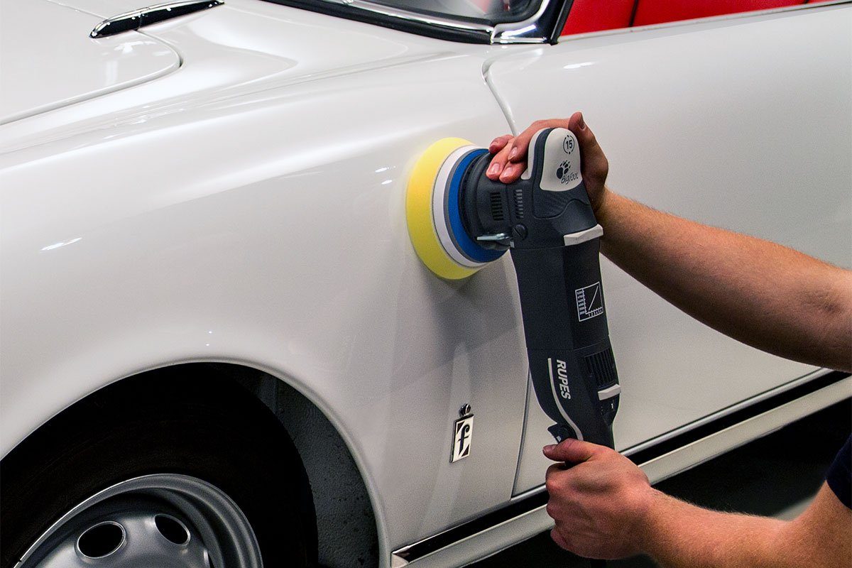 RUPES Professional Eccentric Polisher LHR 15 Mark 3, LHR15III/STD, 3000 rpm, 5200 max. rpm, Ø 125 mm, Free-running - Ergonomic - Speed ​​control