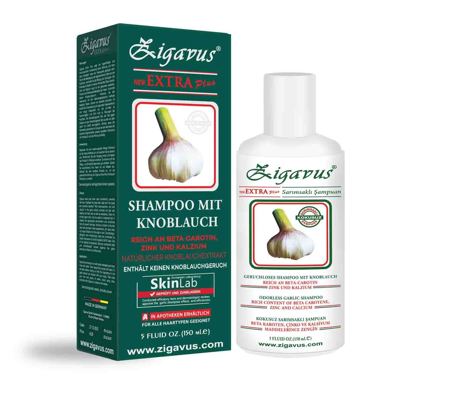 Extra Haarshampoo 1-tlg. Zigavus Plus 150ml, Knoblauch ZIGAVUS Shampoo