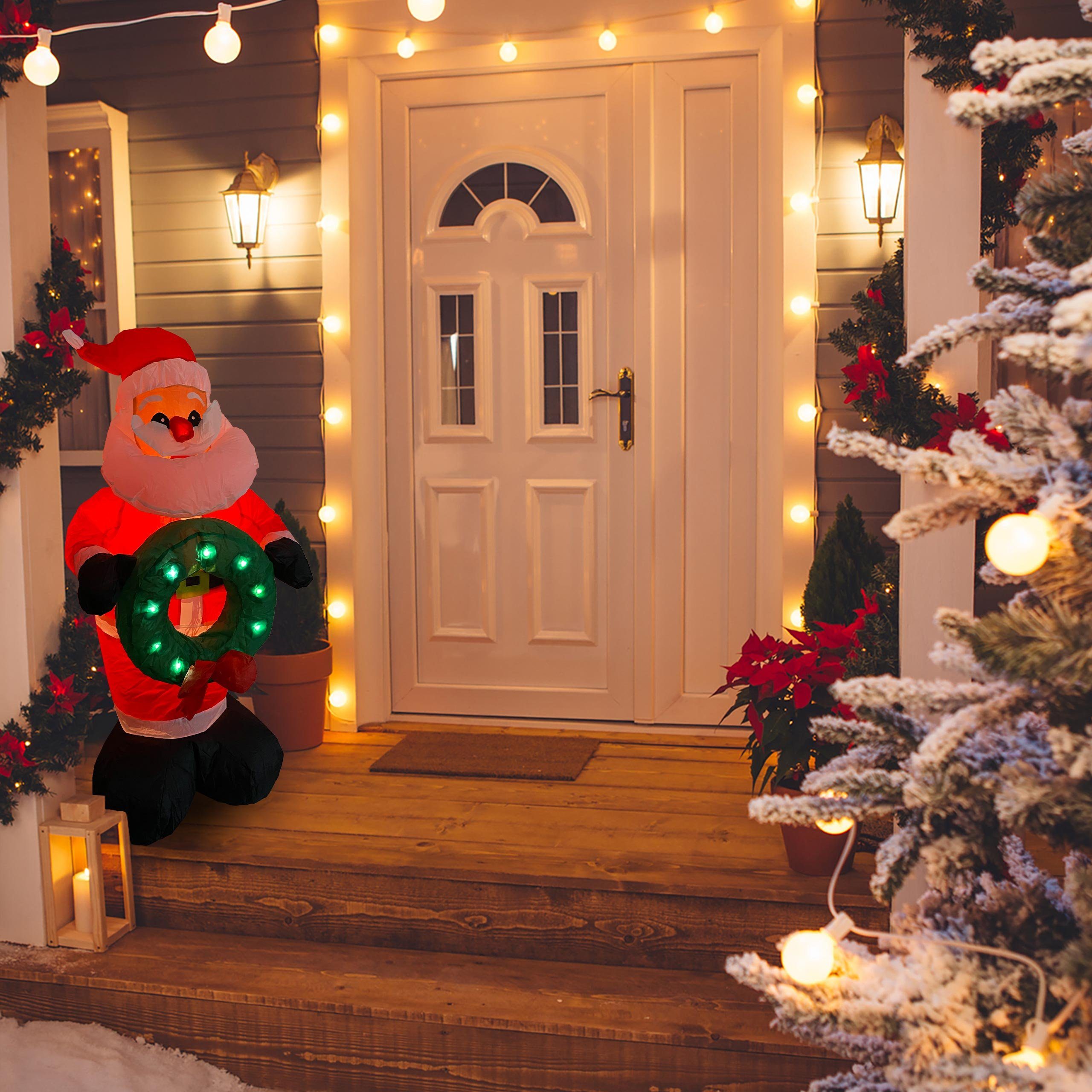 Raburg Weihnachtsfigur XL Air, selbstaufblasende Deko-Weihnachtsmann, günstig online kaufen