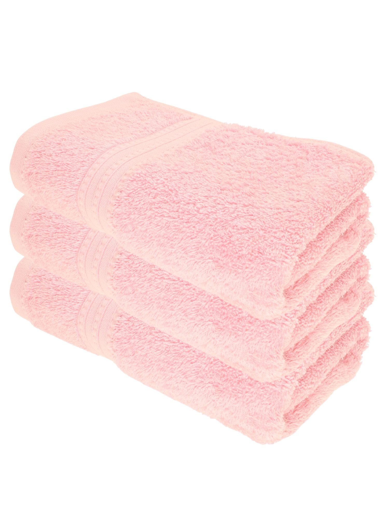 Julie Julsen Handtücher 3-Handtücher-Babyrosa, Bio-Baumwolle (3-St) günstig online kaufen