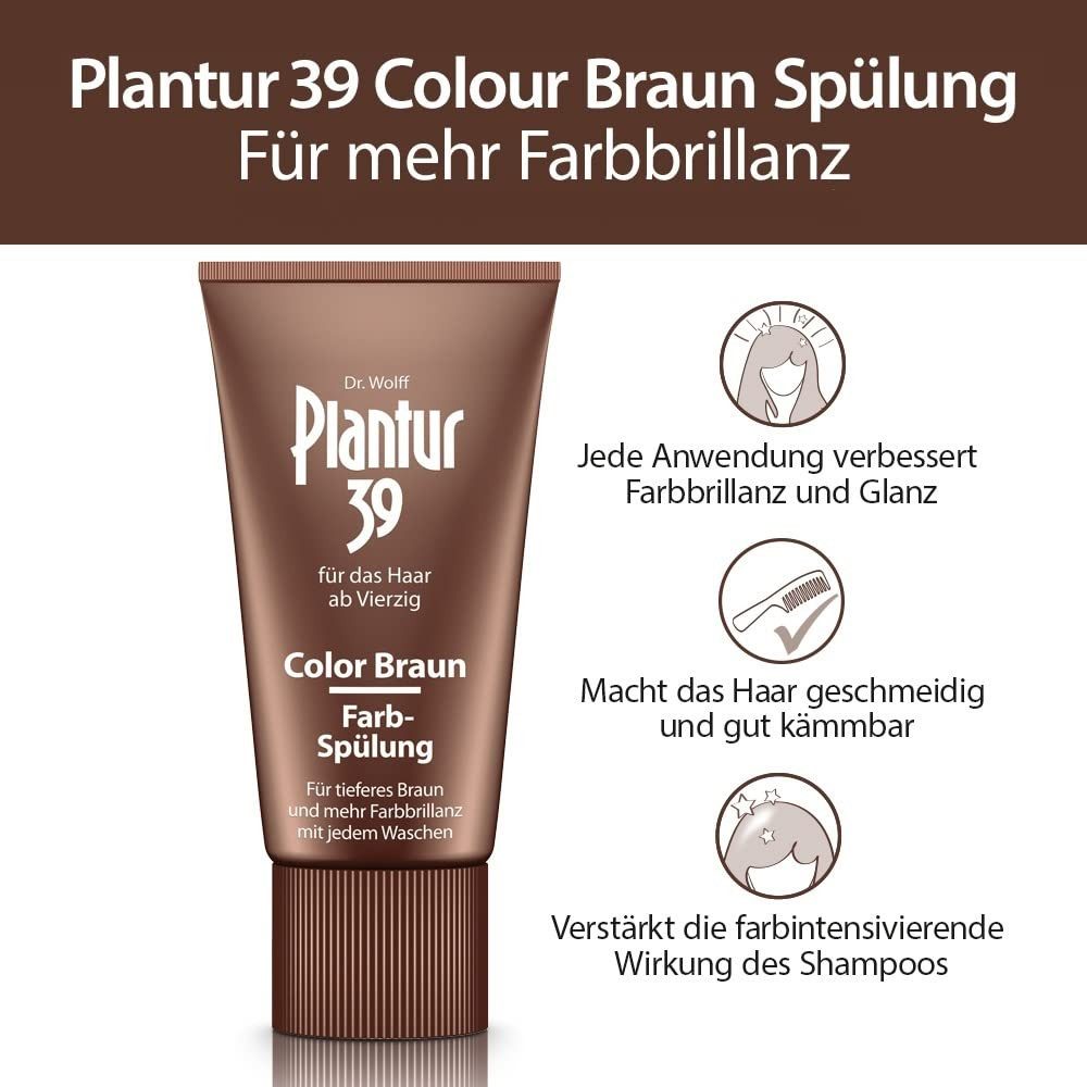 Plantur 39 Haarspülung Color Braun Farb-Spülung 150 ml, 1-tlg.