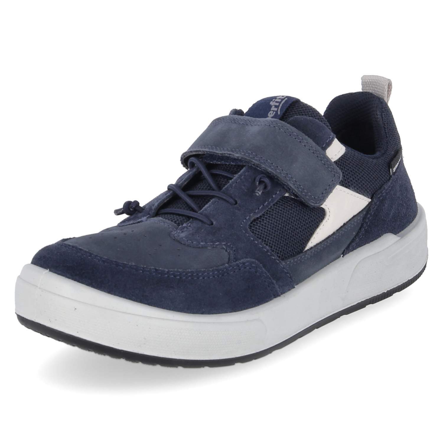 Superfit Superfit 1-100108-8010 Jungen Leder & Textil blue Slipper