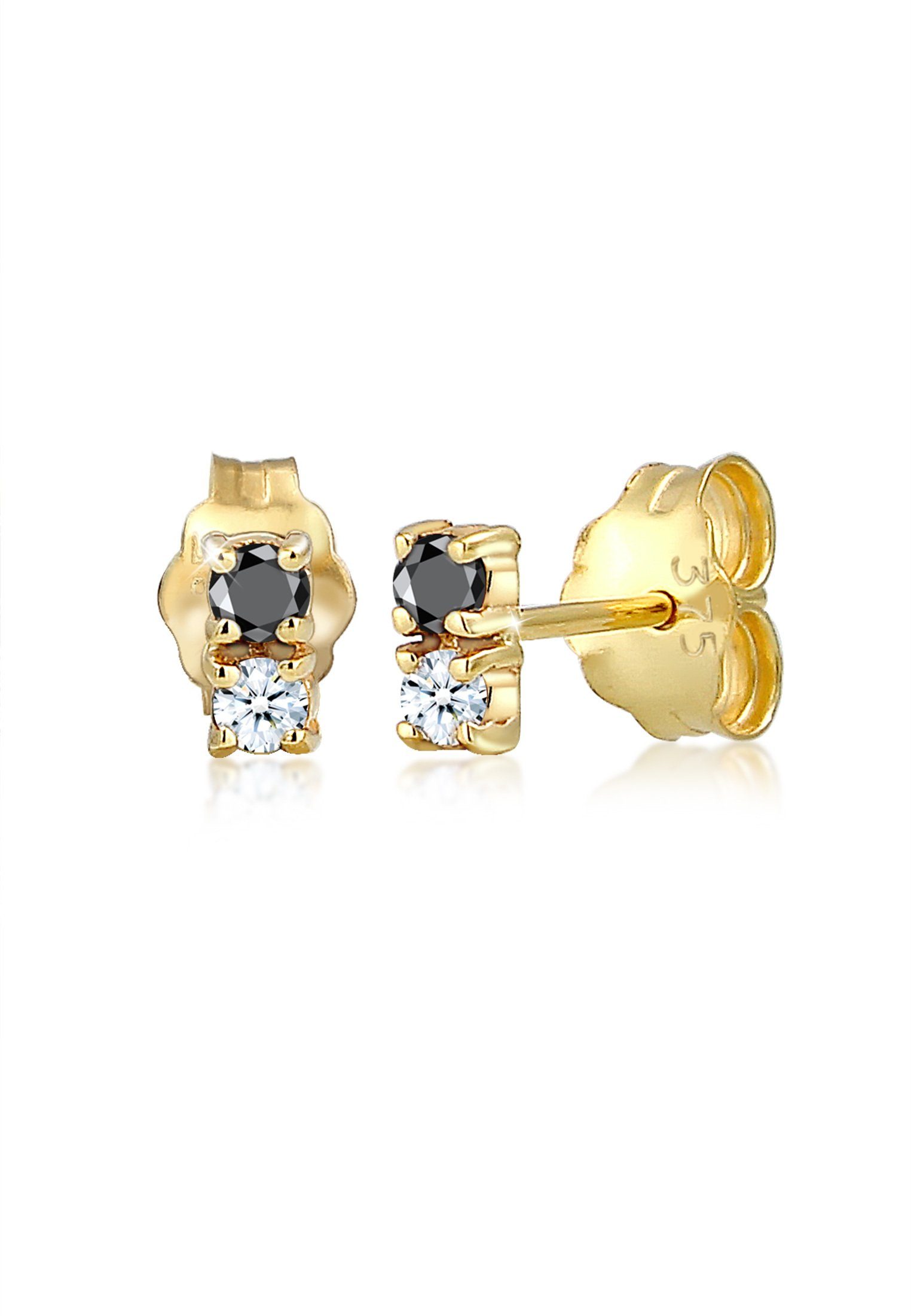 Elli DIAMONDS Paar Ohrstecker Ohrstecker Bi-Color günstig online kaufen