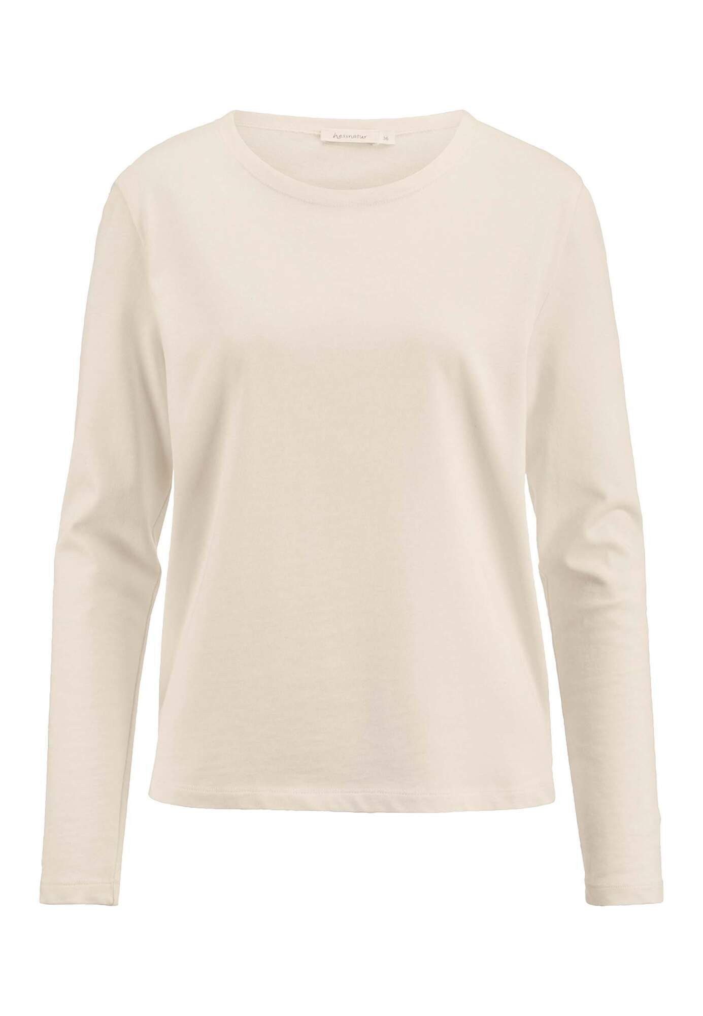 Hessnatur T-Shirt Langarm Regular aus reiner Bio-Baumwolle (1-tlg) günstig online kaufen