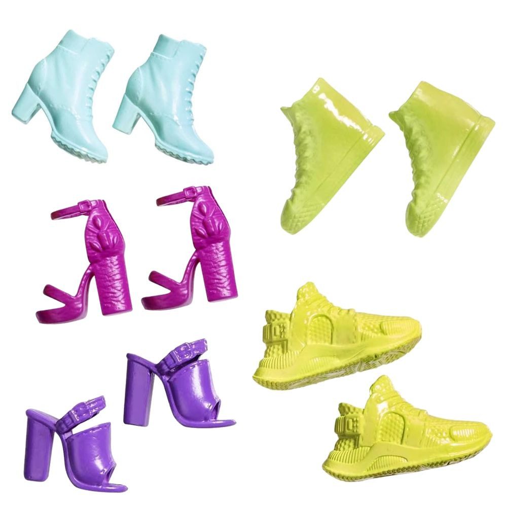 Barbie Puppenkleidung Fashion Set Schuhe Barbie Mattel HBV30 Accessoires fü günstig online kaufen