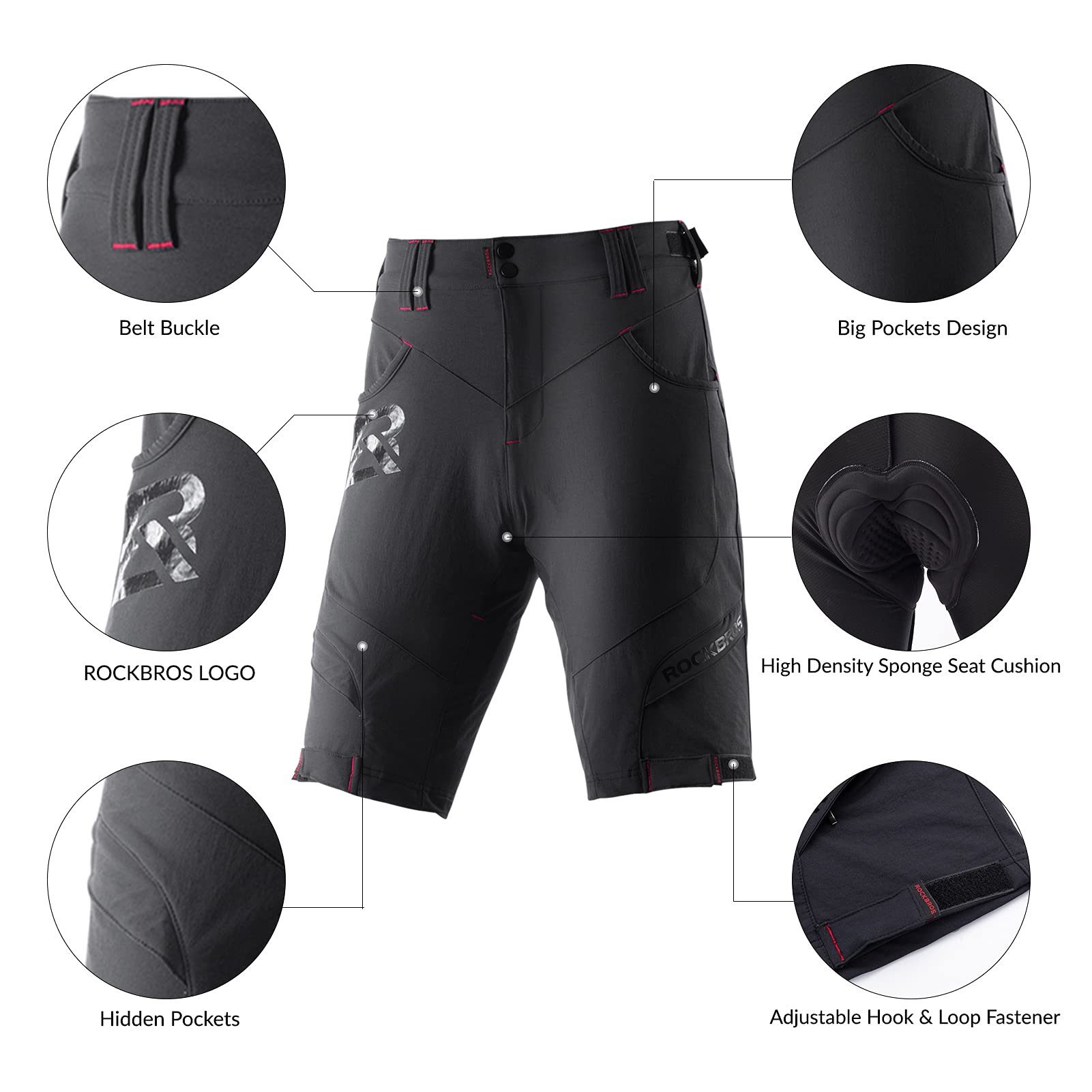 ROCKBROS Radlerhose Kurz Radlerhose Herren Fahrradhose günstig online kaufen