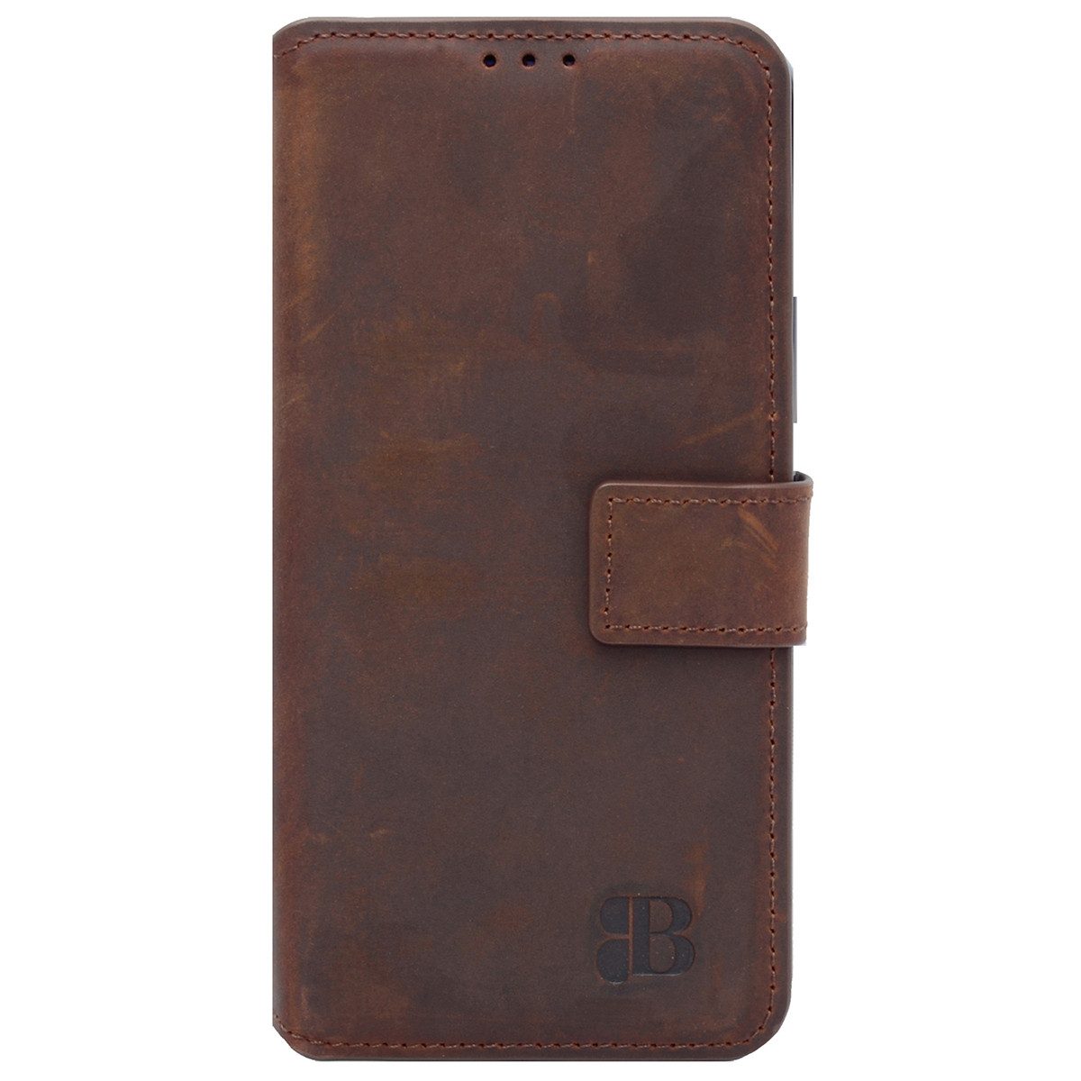 Burkley Handytasche Samsung Galaxy A54 Handytasche mit modularem Case (1-tlg., Book Case Lederhülle mit Kartenfach und Magnetverschluss), herausnehmbare Innenhülle, Kartenfächer, Kickstand